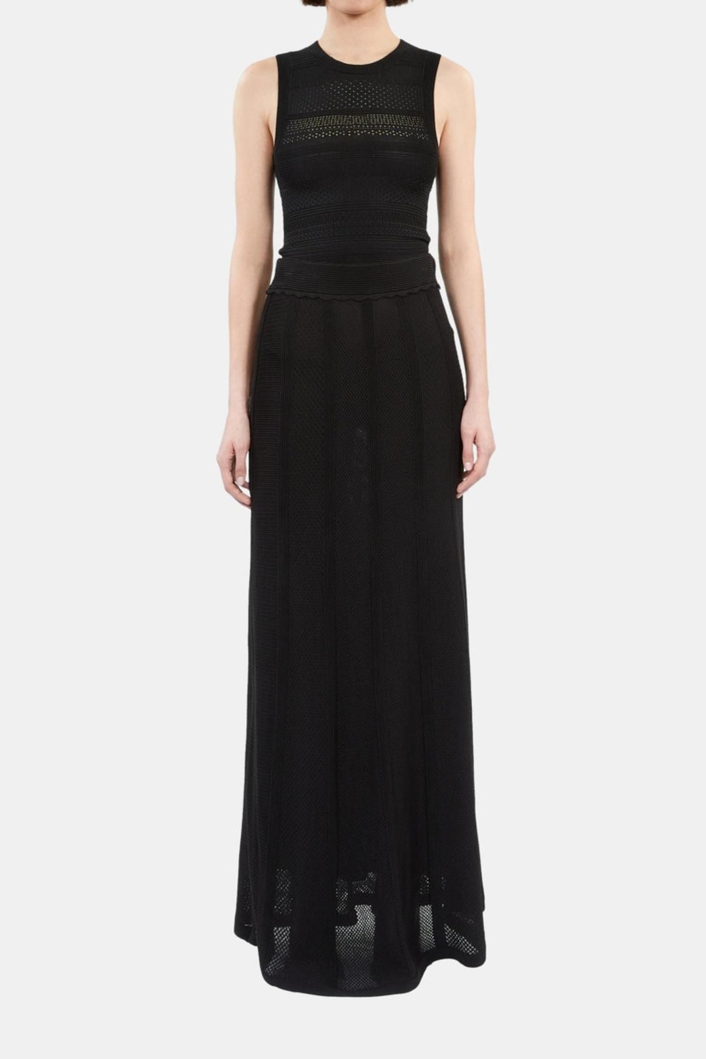 SLEEVELESS TOP WITH STITCHING DETAILS BLACK 4