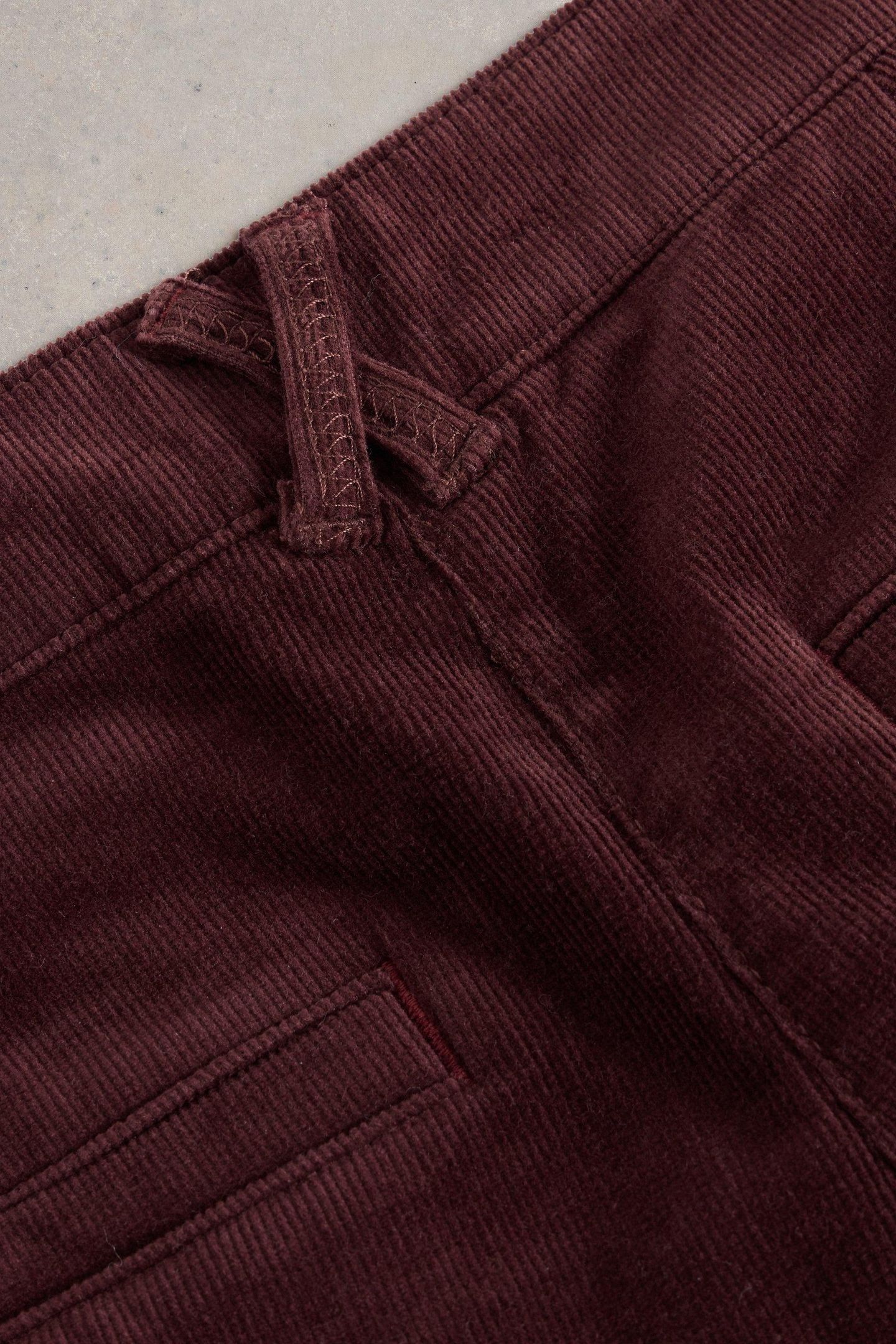 TWISTER CORD TROUSER MID PLUM 6