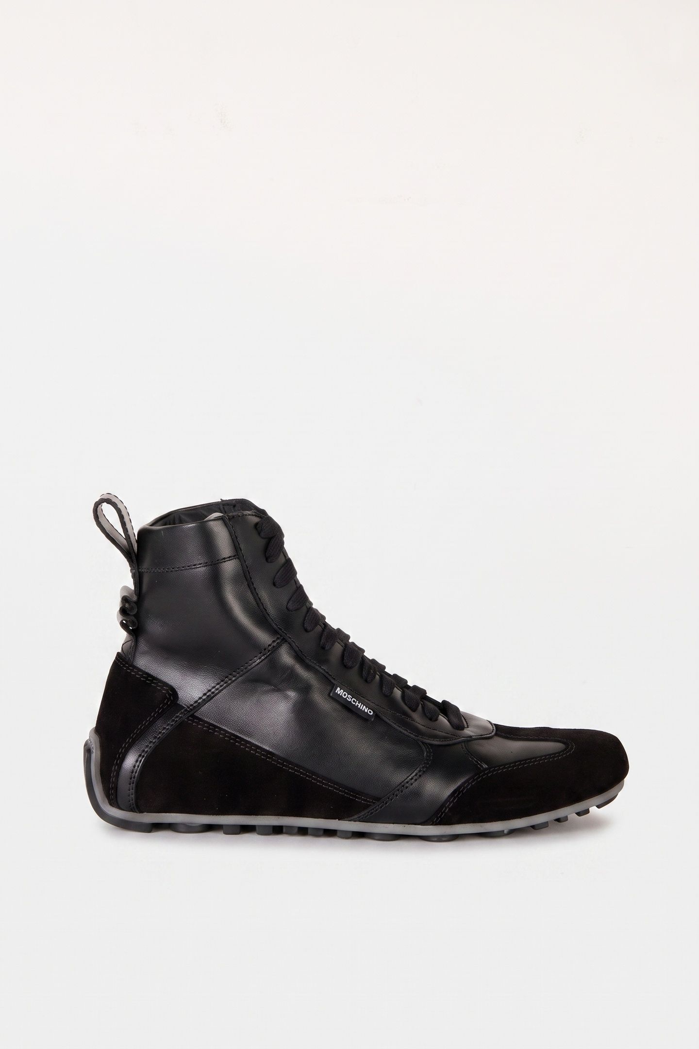 CALFSKIN SNEAKERS BLACK 1