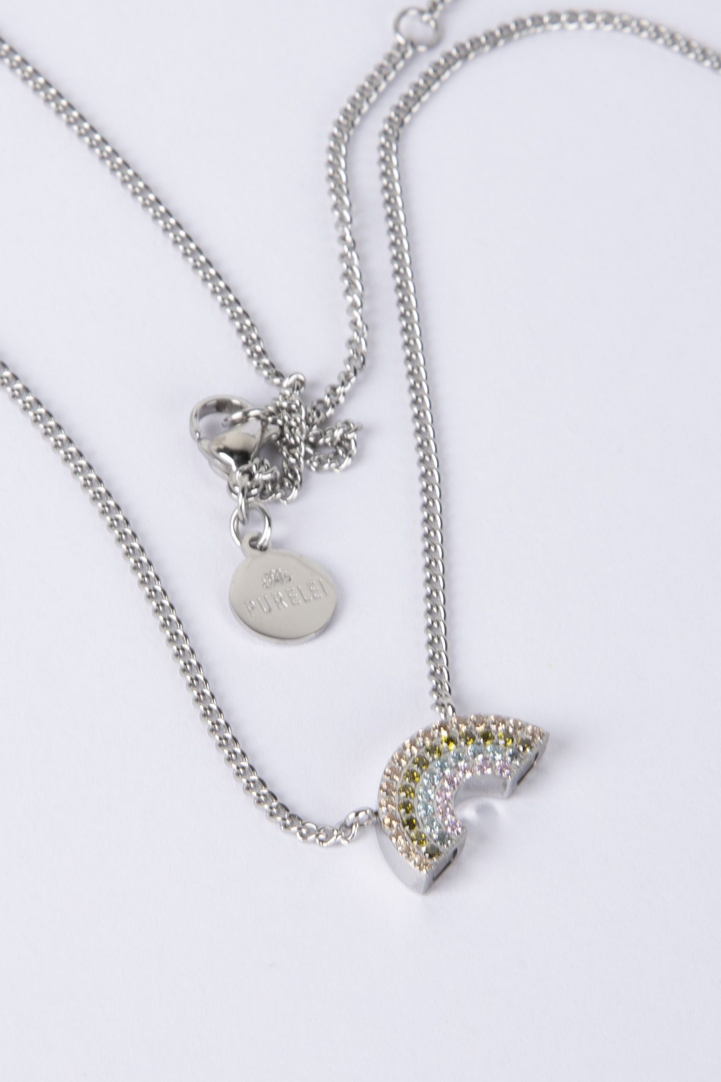 RAINBOW LOVE KETTE SILVER 3