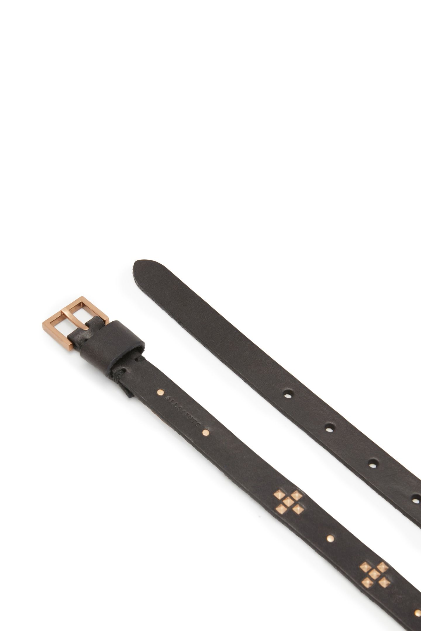 NOVA STUD SK BELT BLACK/WARM BRASS 5