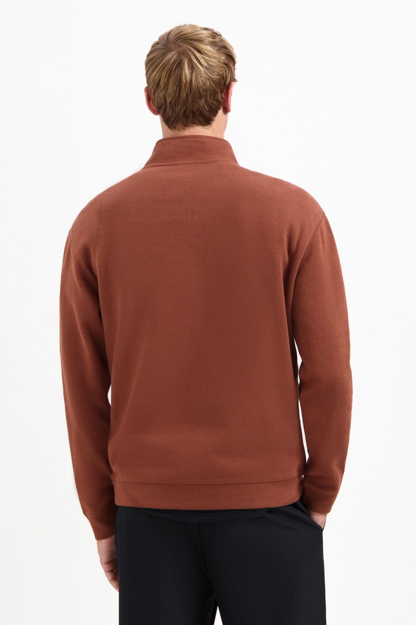 SWEATER HALF ZIP SOFT RIB RELAXED FIT TERRA 3
