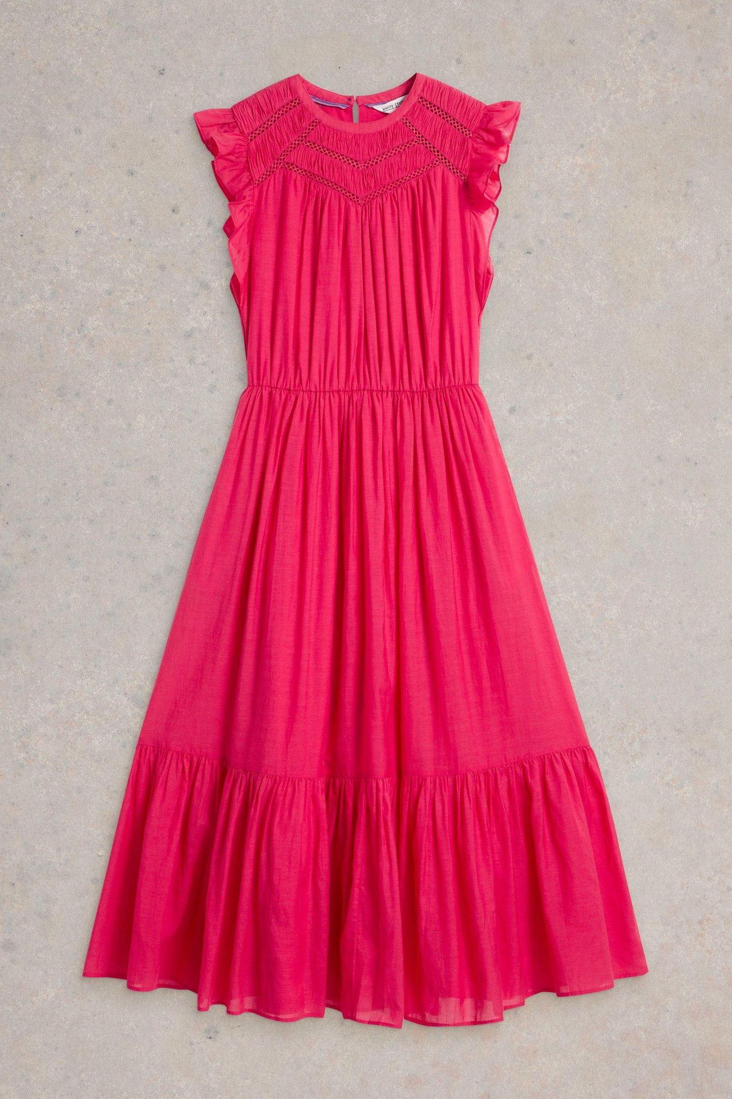 PAIGE MAXI DRESS BRIGHT PINK 4