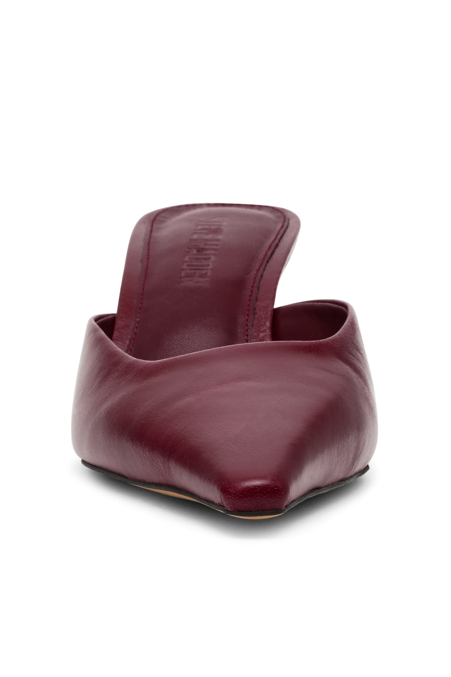 LISBETH MULES BURGUNDY LEATHER 4