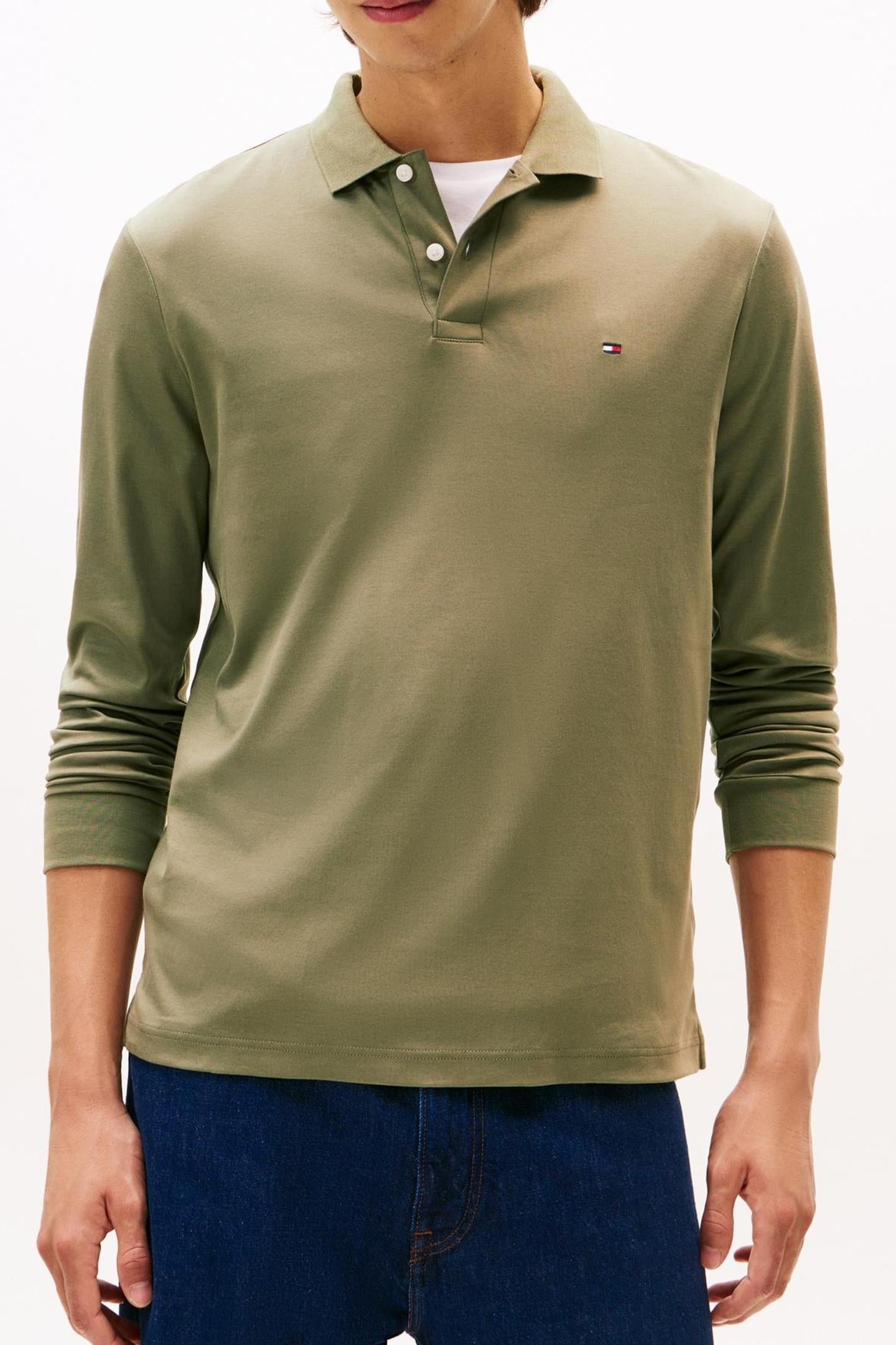 L/S LIQUID COTTON BATTLE GREEN 1