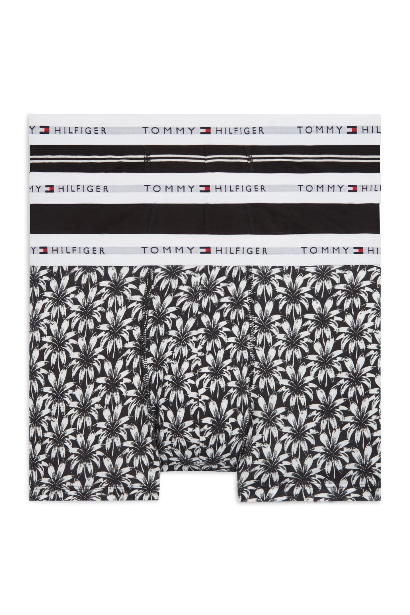 3-PACK TRUNK PRINT+ TRM STPE/BLK/PALM FLRL 1