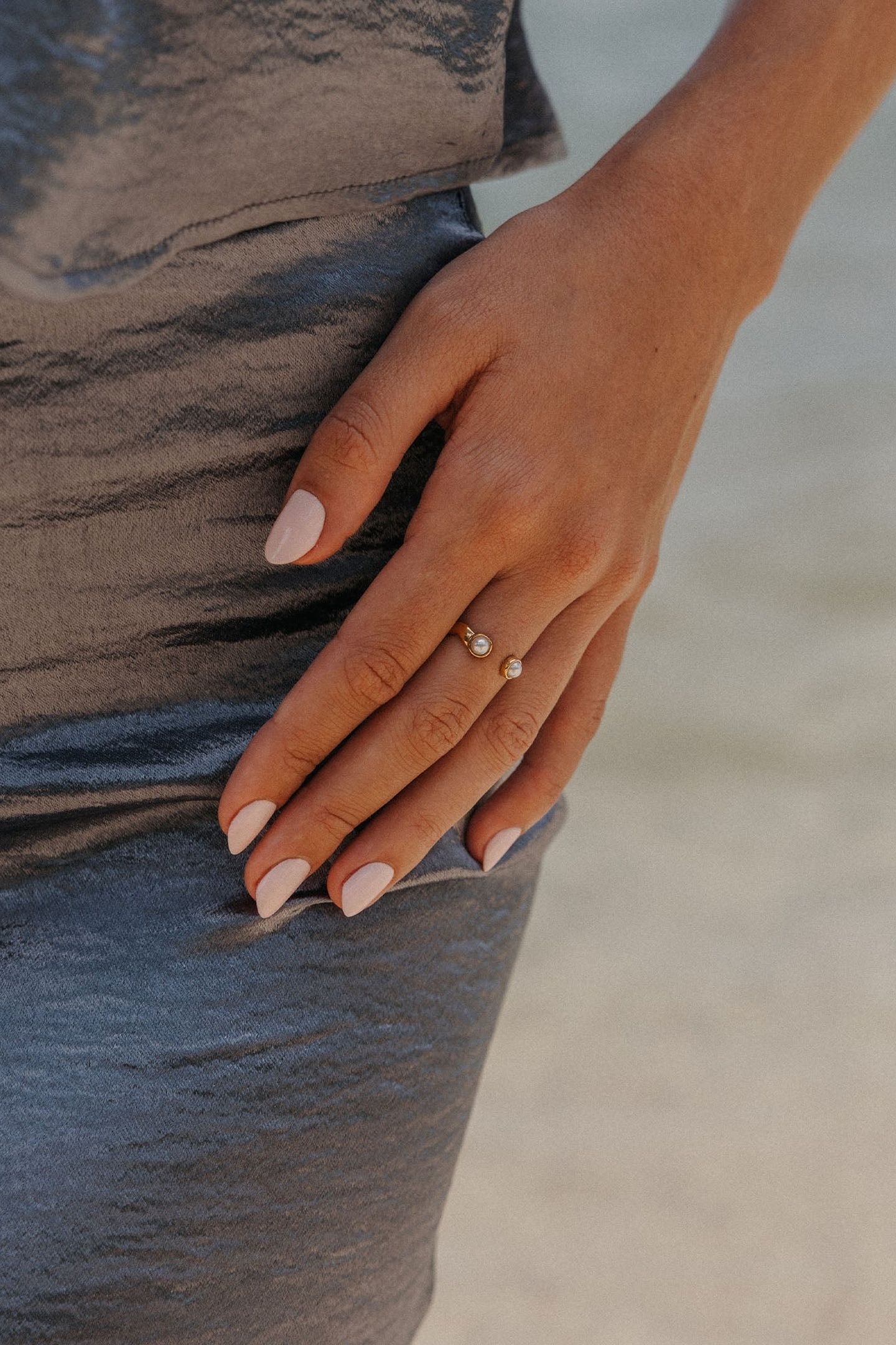 DEWDROP RING GOLD 5