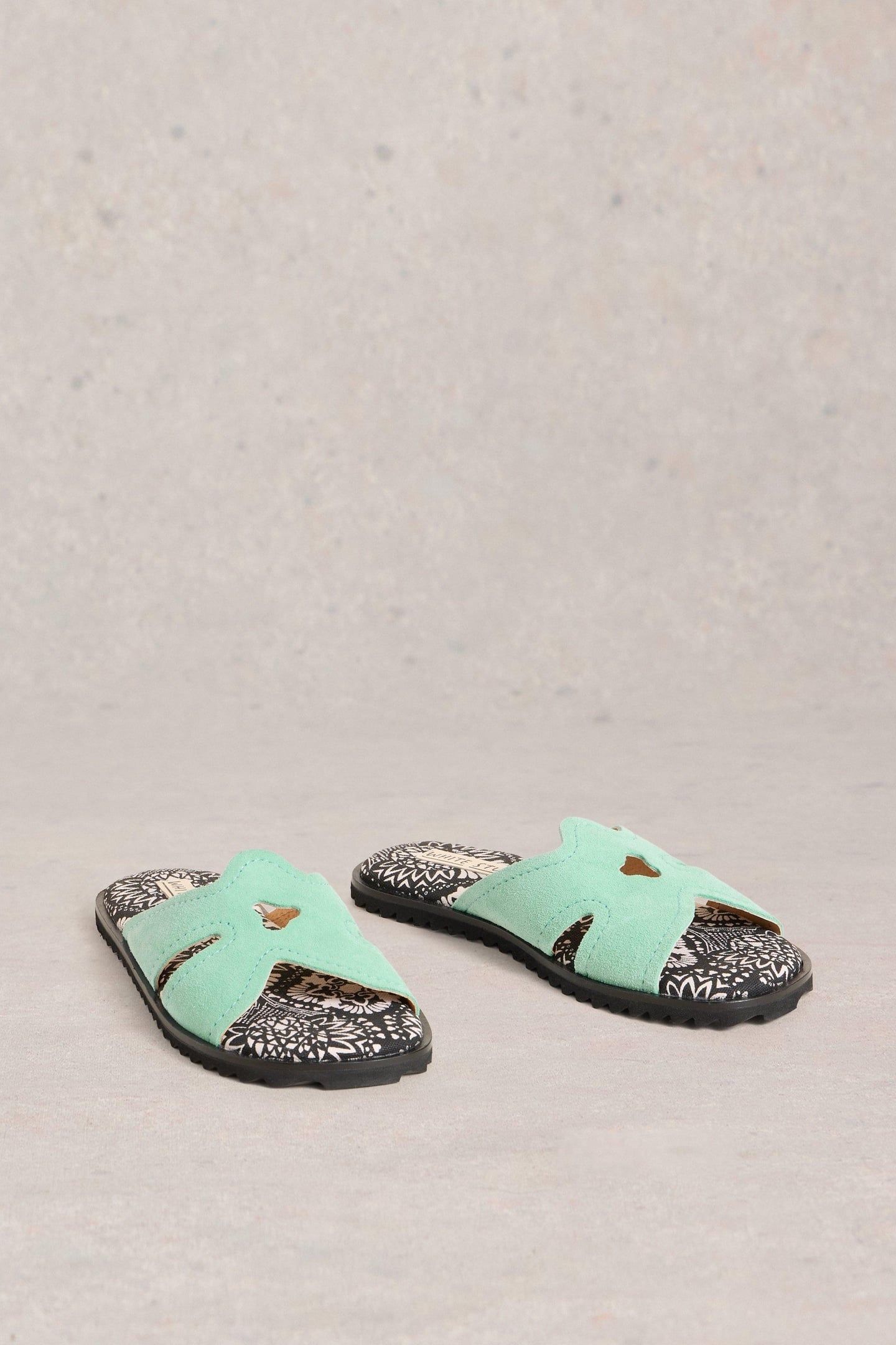 FLORAL FLIP FLOP SANDAL BRIGHT BLUE 3