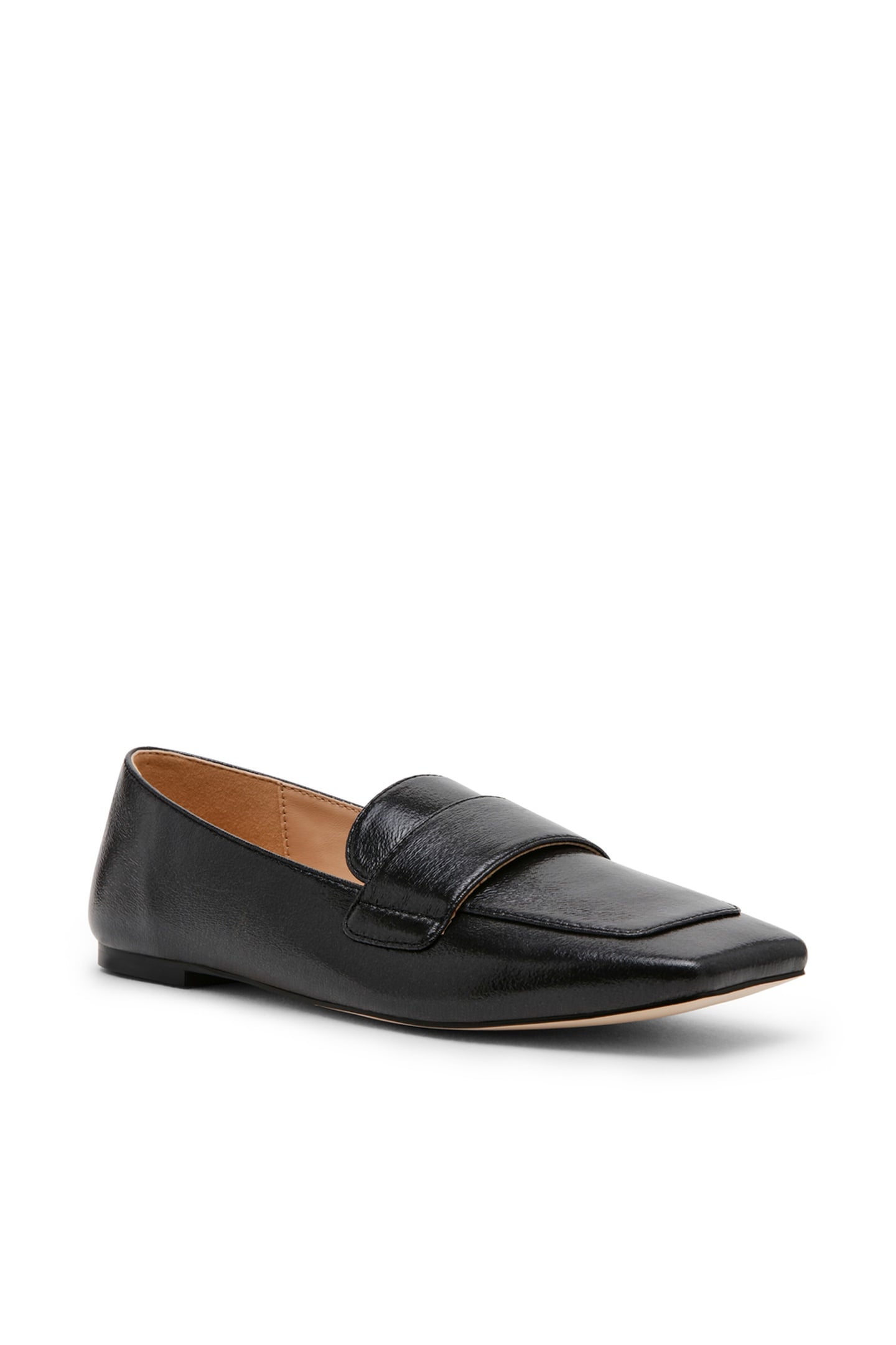 MONARC FLAT SHOES BLACK CRINKLE 2