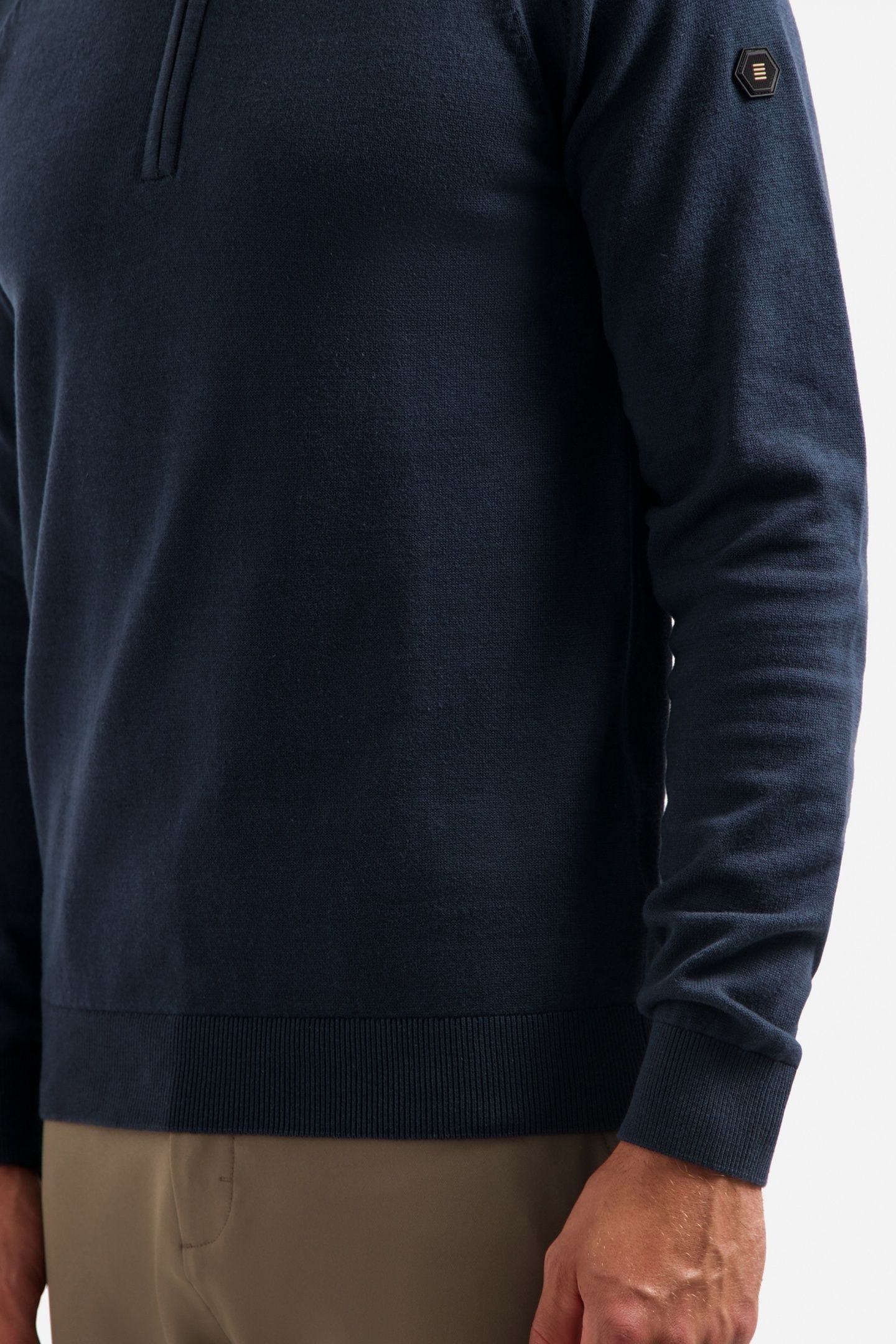 PULLOVER HALF ZIP HIGH COLLAR SOLID KIT 8