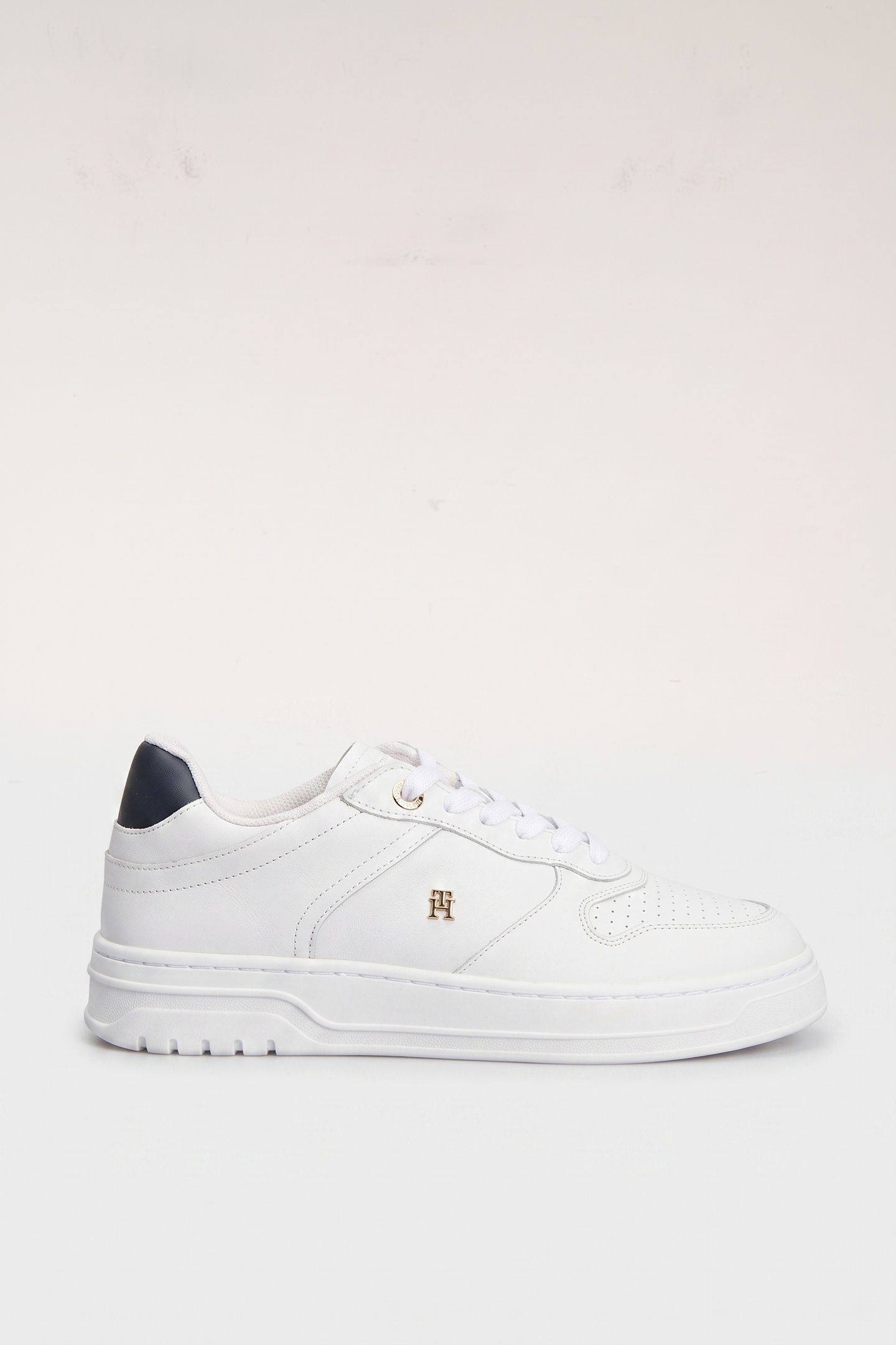 SPORTY CUPSOLE COURT TRAINERS WHITE 2