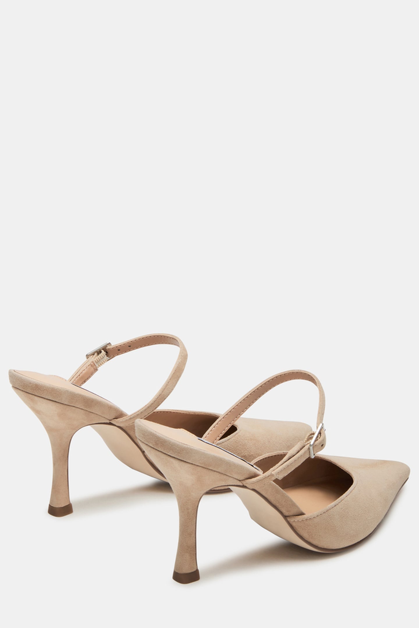 BRECKI MULES TAUPE SUEDE 2