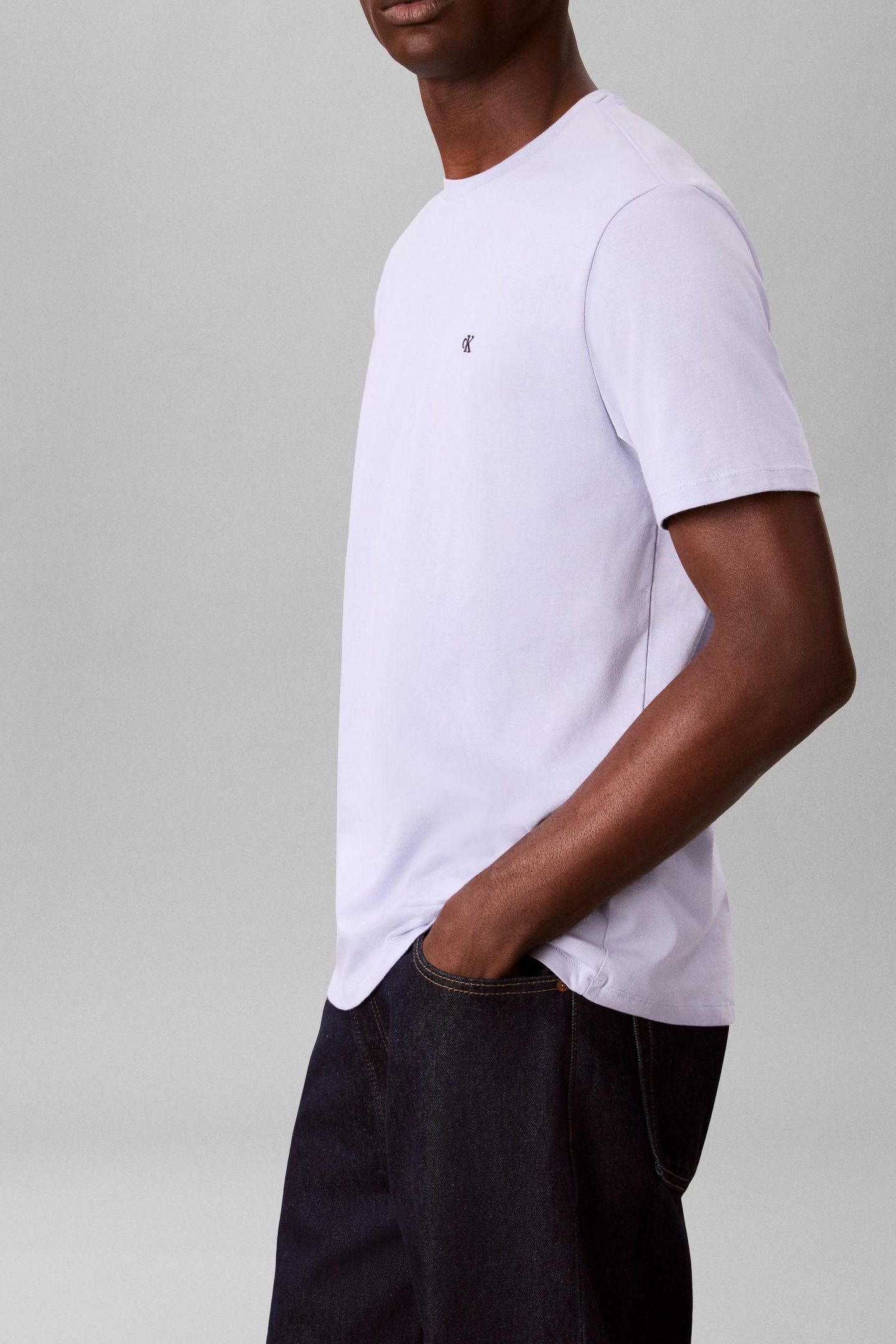 SHORT SLEEVE CLASSIC MONOGRAM BLACK/CASUAL BLUE 4