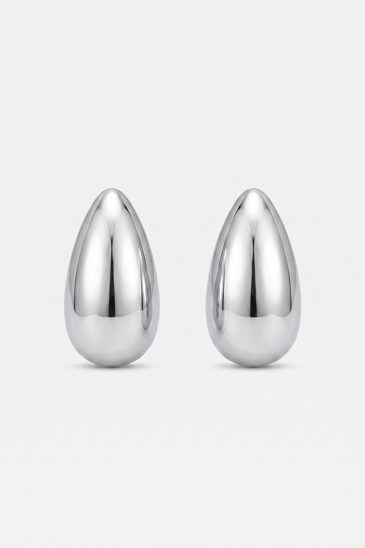 BIG DROP OHRRINGE SILVER 4