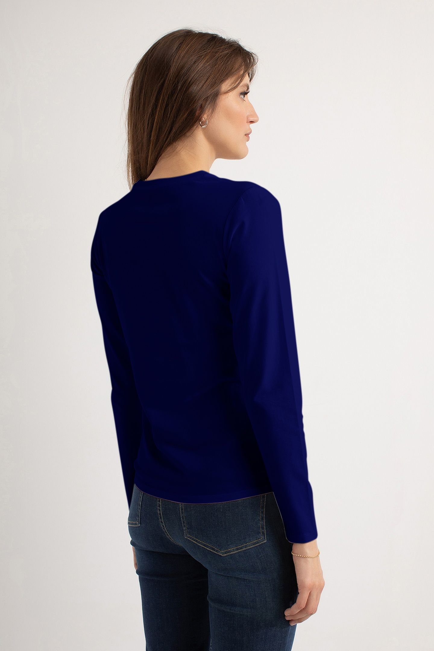 HAILEY LS T-SHIRT NAVY 2