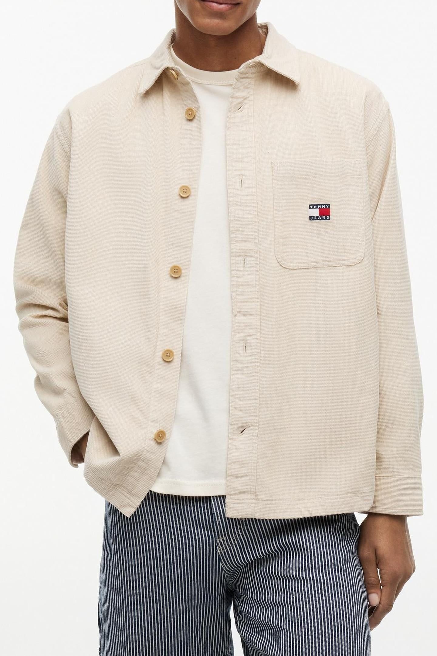 BRICK CORD OVERSHIRT CLASSIC BEIGE 1