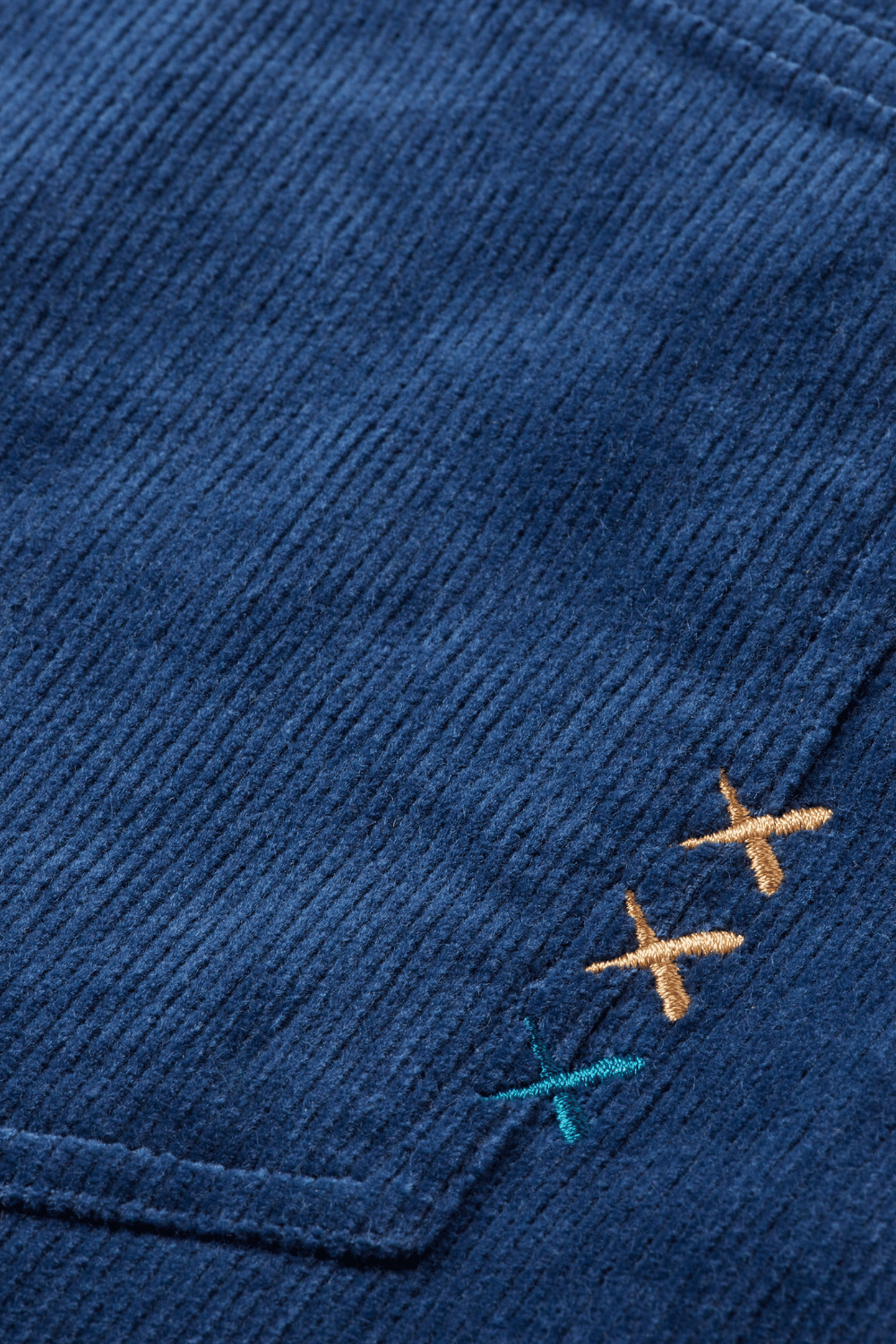 THE ZEE STRAIGHT JEANS IN COLOURED CORDUROY INSIGNIA BLUE 6
