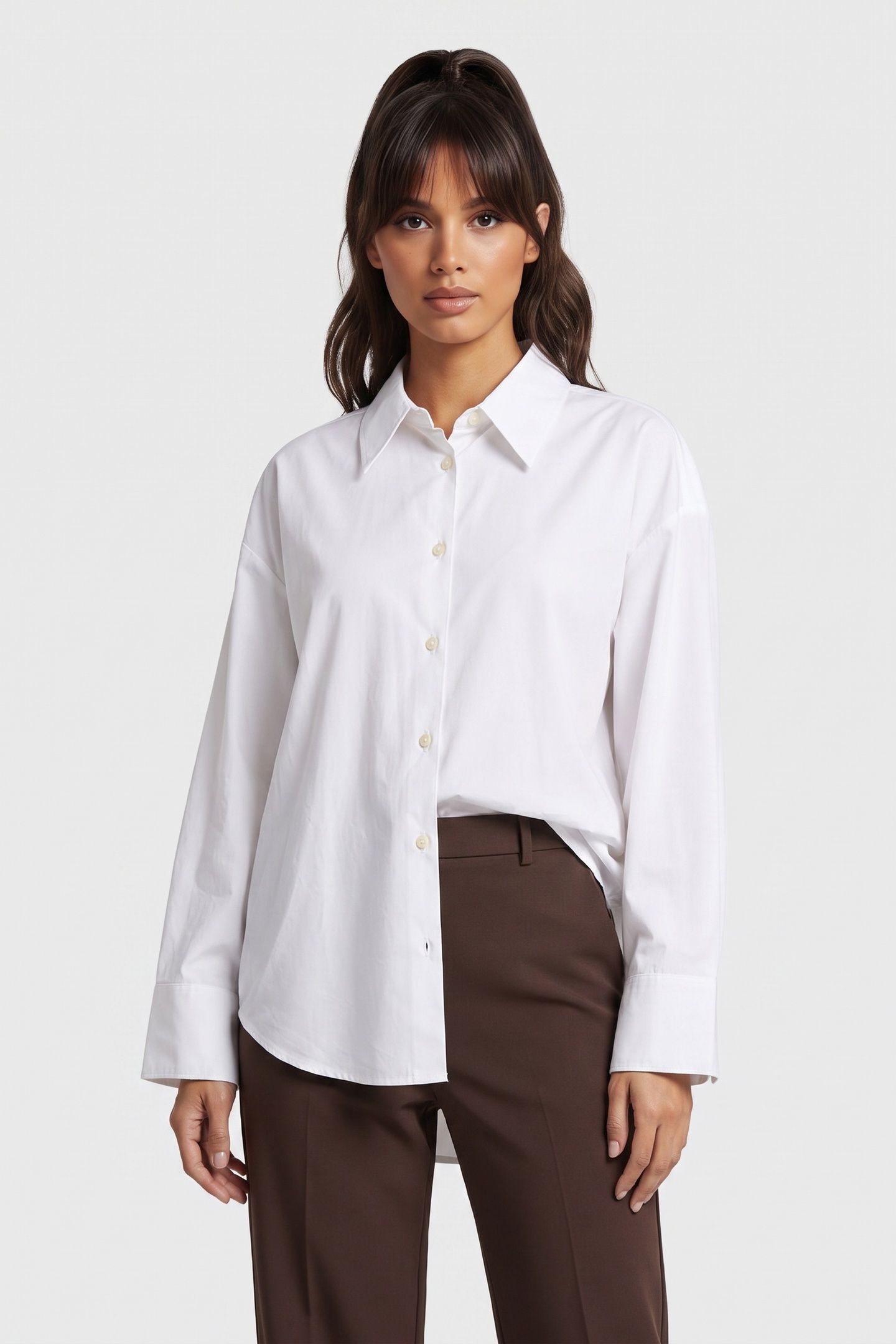 IMA POPLIN SHIRT WHITE 1
