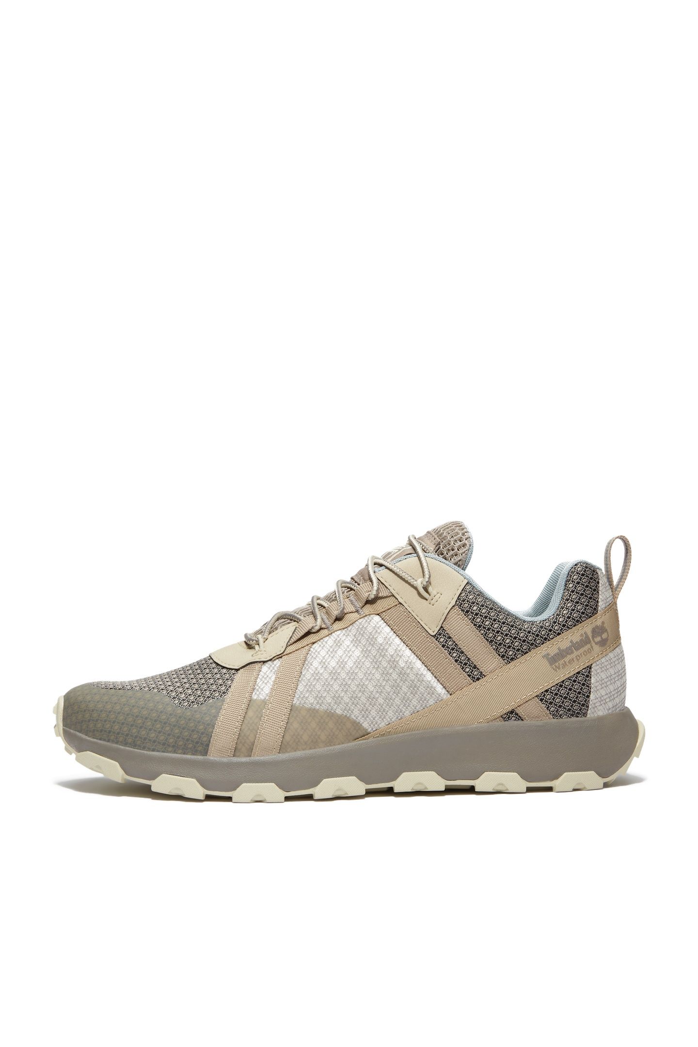WINSOR TRAIL LOW LACE UP WATERPROOF SNEAKER MEDIUM GREY MESH 5