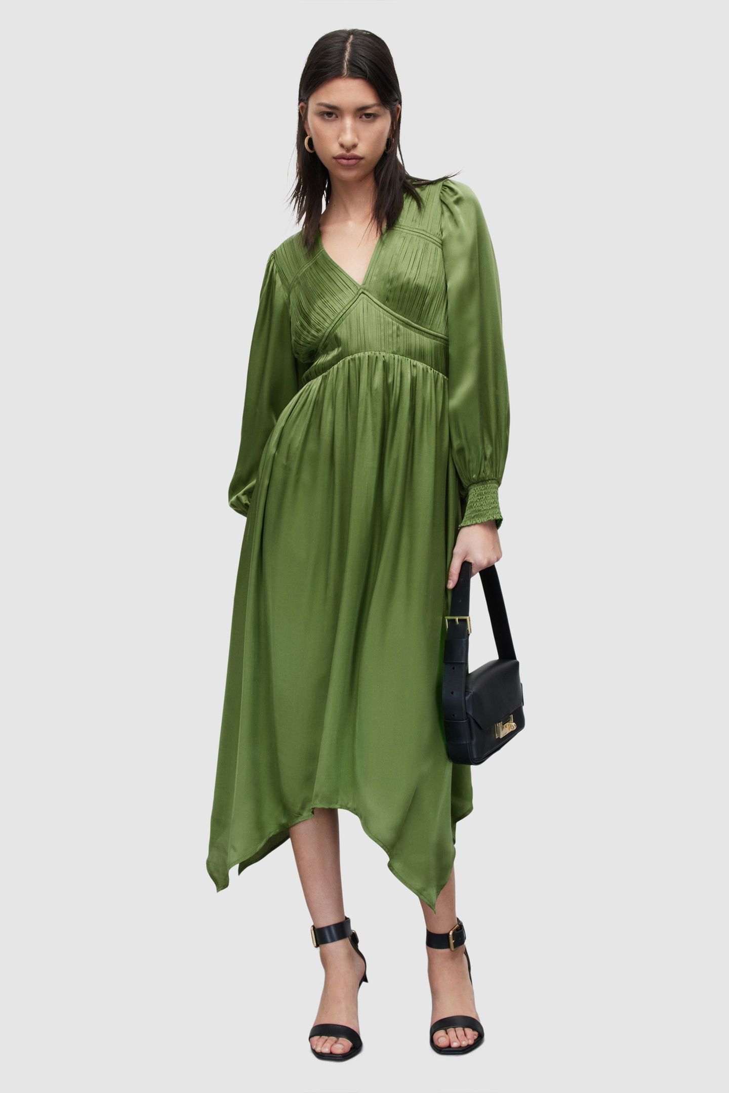 ESTELLE DRESS CACTUS GREEN 1