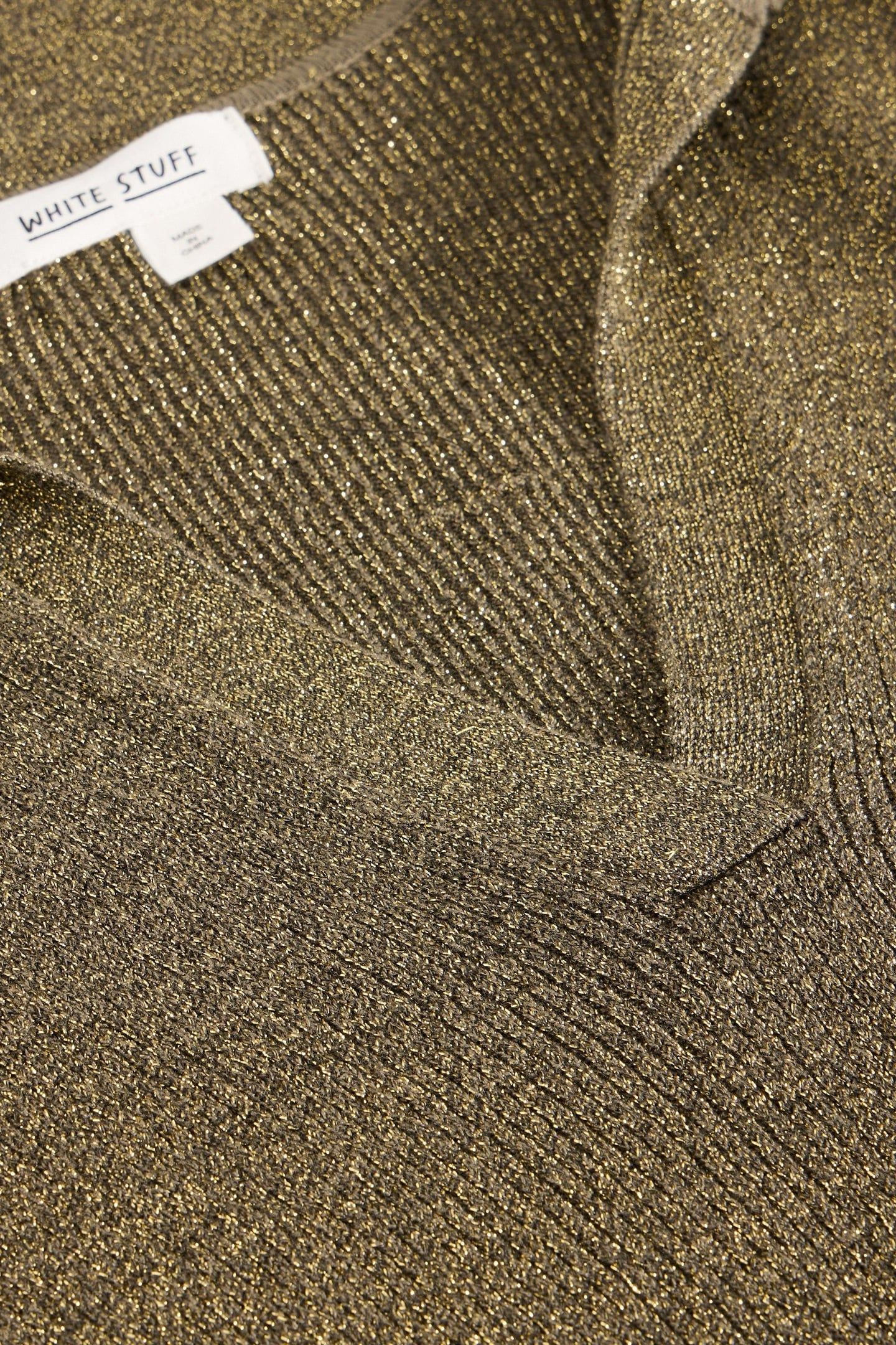 RILEY SPARKLE RIB COLLAR KHAKI GREEN 5