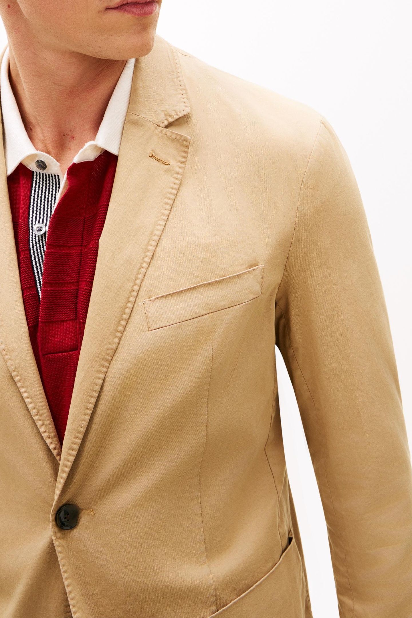 DC COTTON BLAZER SANDALWOOD 5