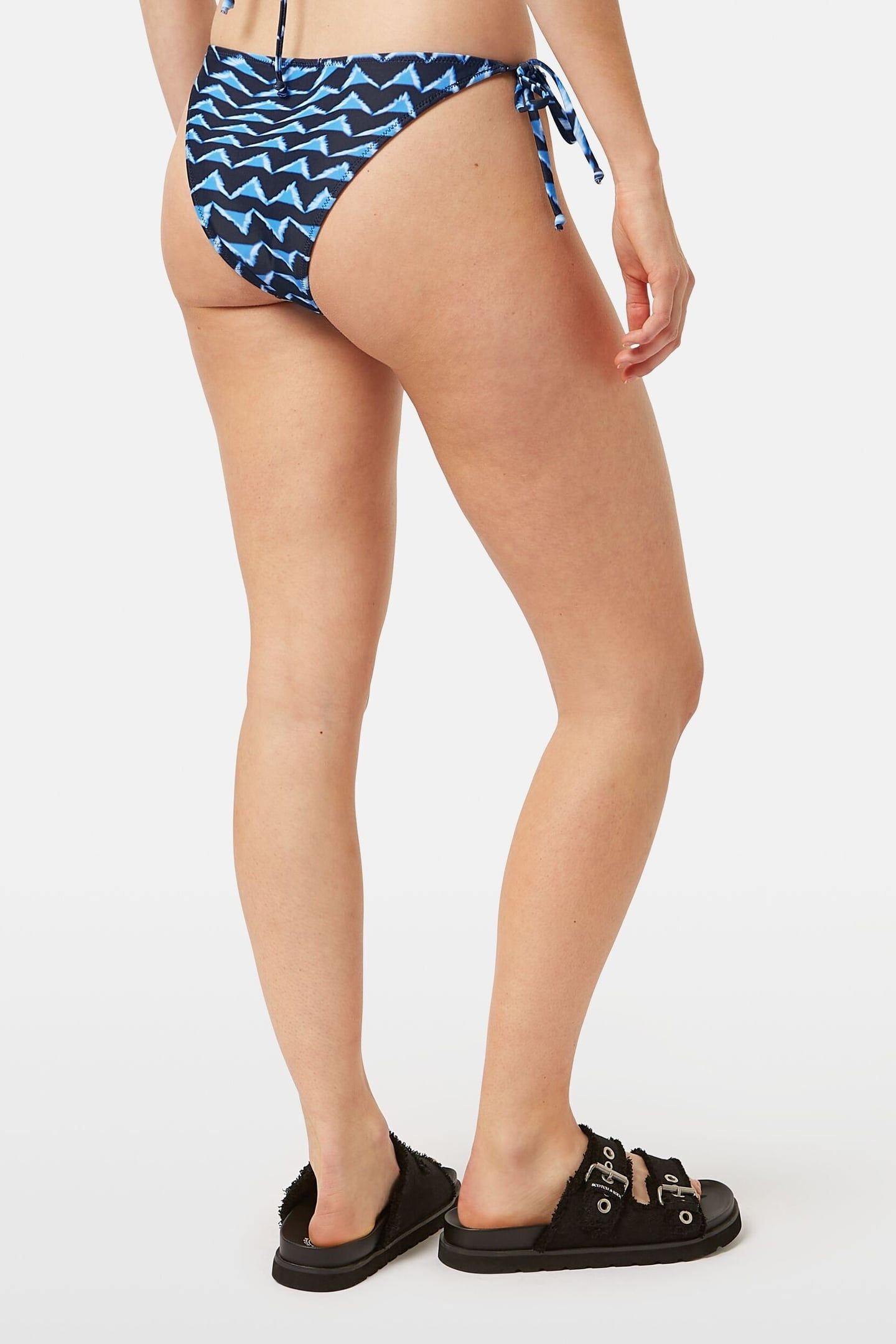 REVERSIBLE PRINTED BIKINI BOTTOM HOUSE OF MIRRORS BLUE 1