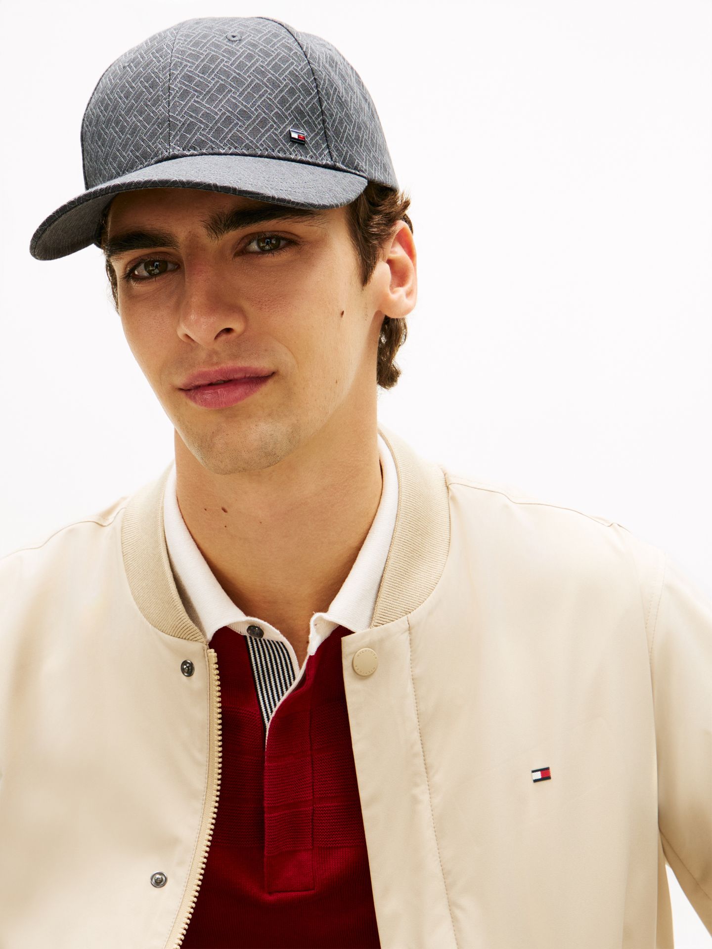 FLAG JACQUARD 6 PANEL CAP BLACK 4