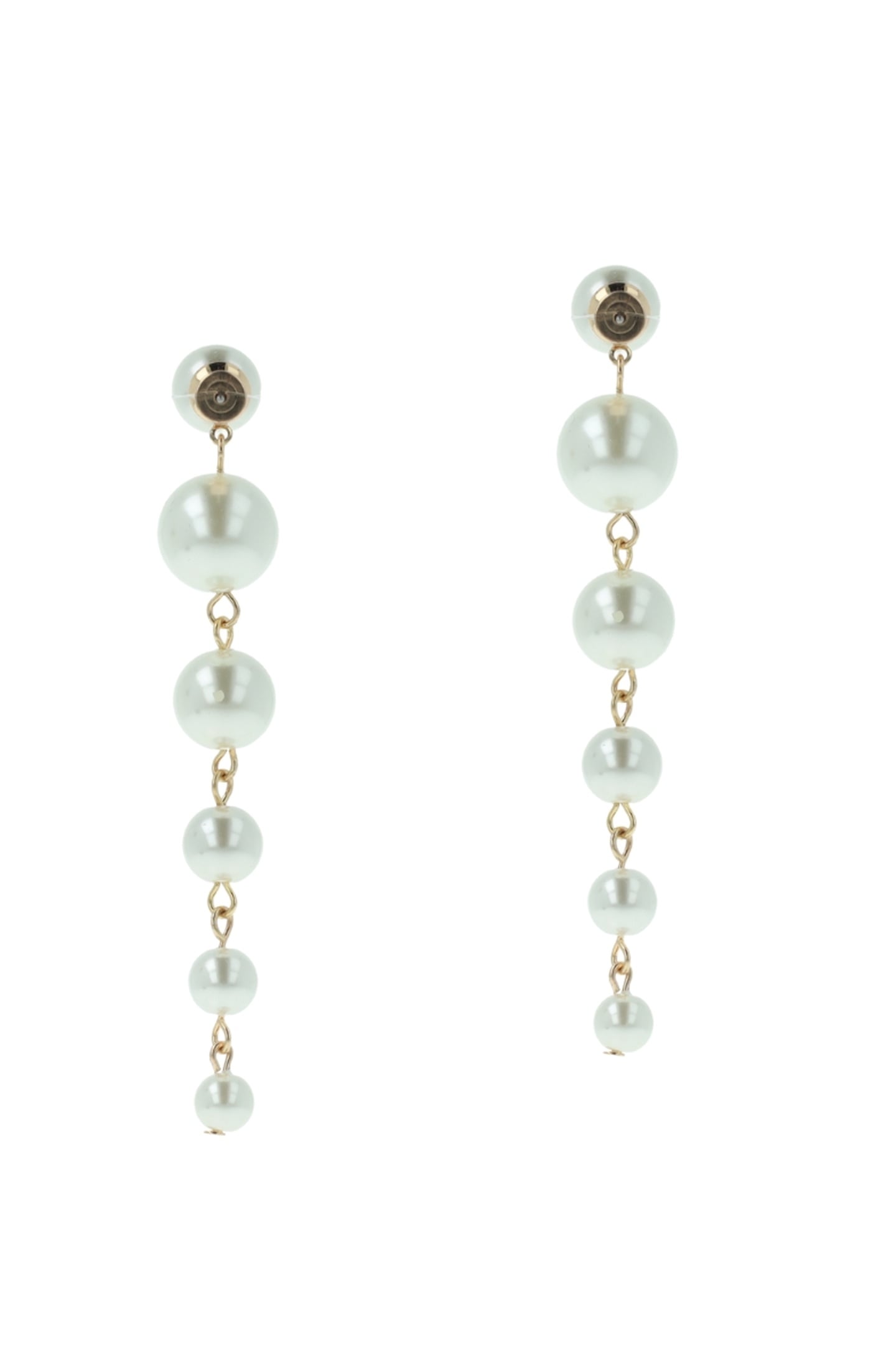 CLASSIC CREAM PEARL STRING EARRINGS CREAM 3