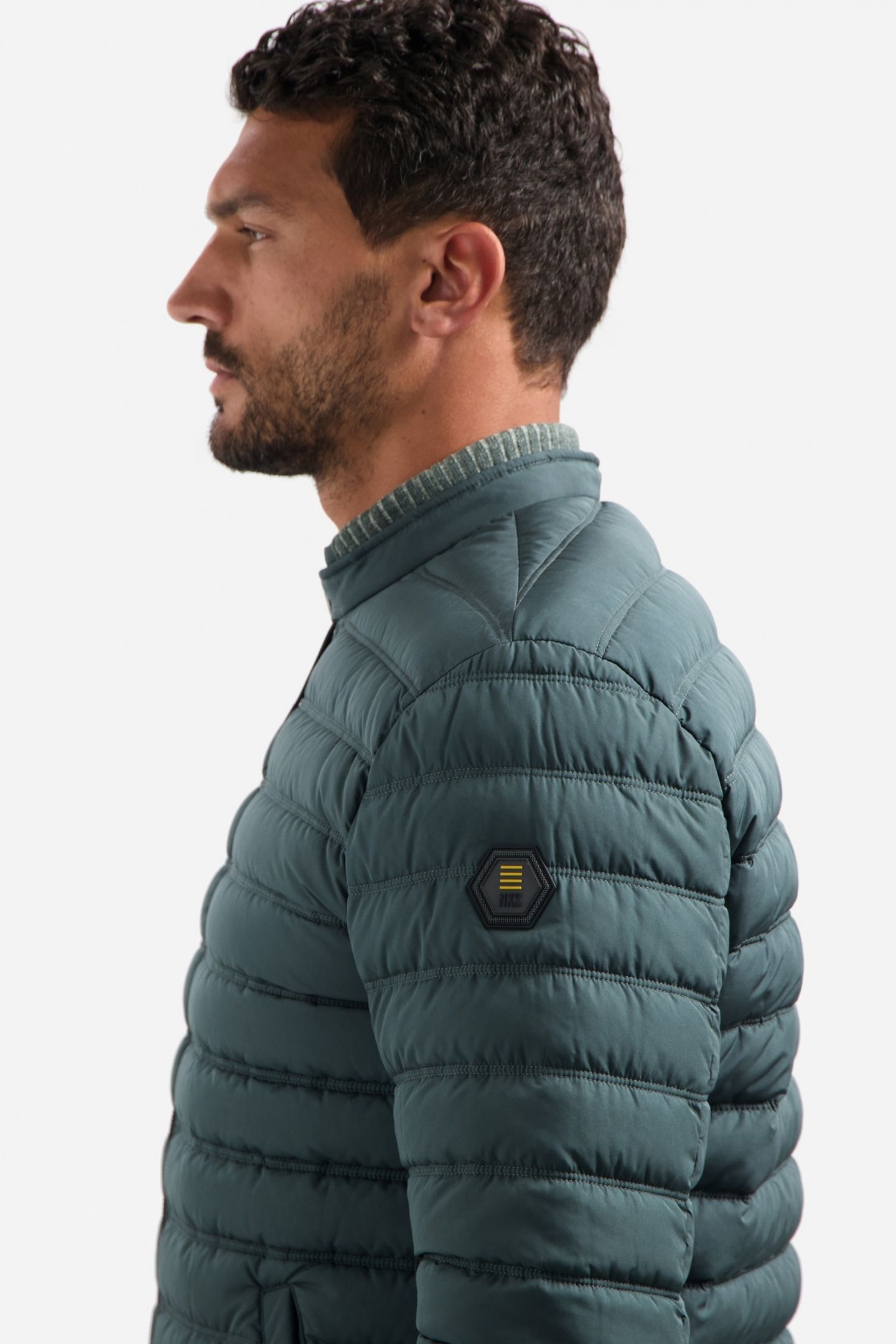 JACKET SHORT FIT PADDED DARK STEEL 4