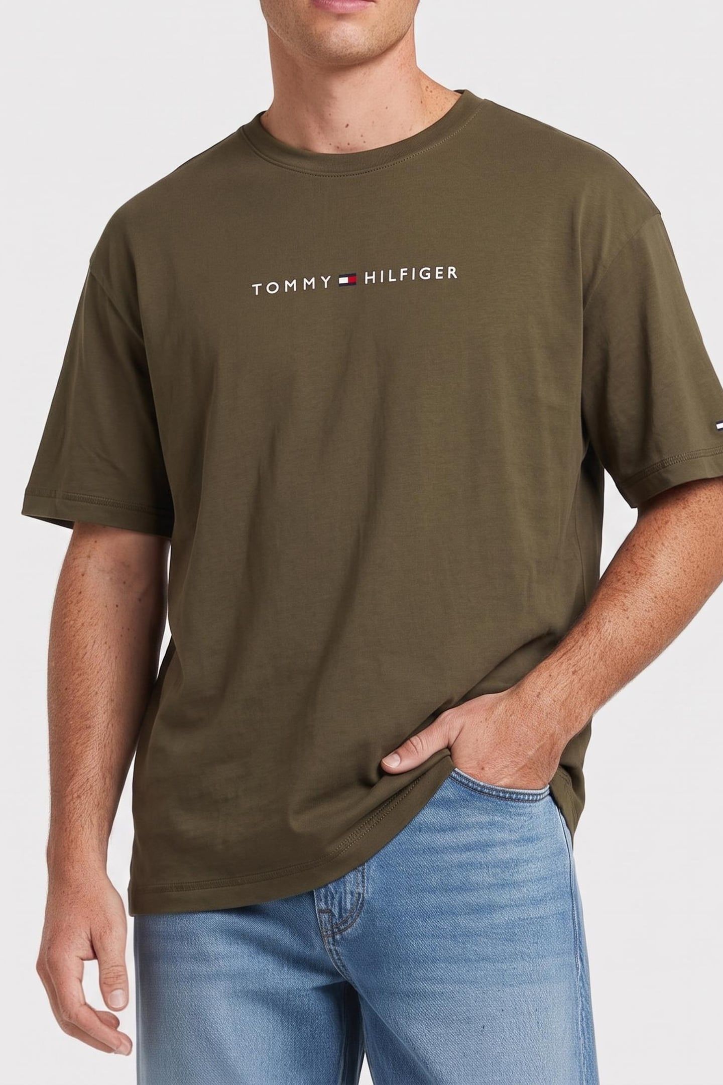SS LOGO TEE ARMY GREEN 1