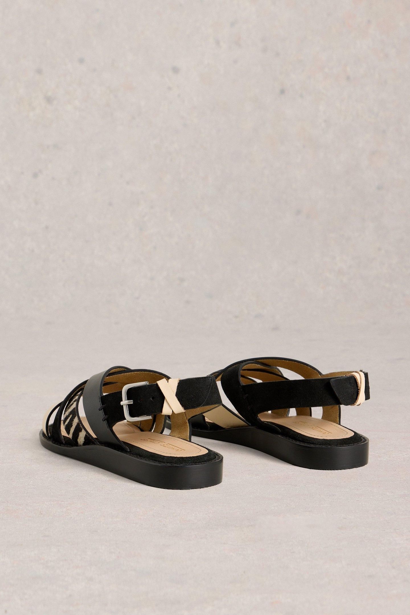 HOLLY MINI WEDGE SANDAL PURE BLACK 3