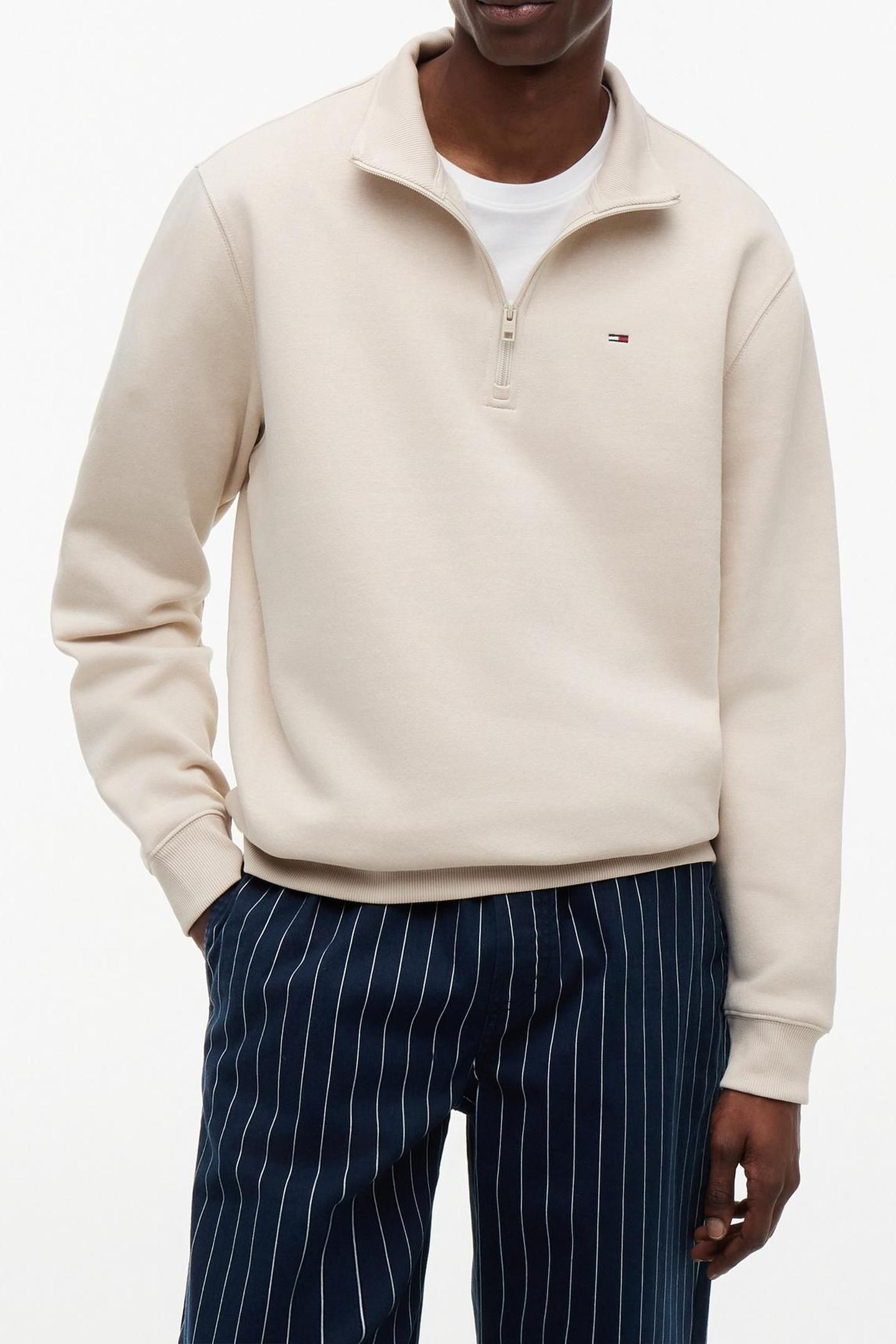 REGULAR FLEECE 1/4 ZIP CLASSIC BEIGE 2