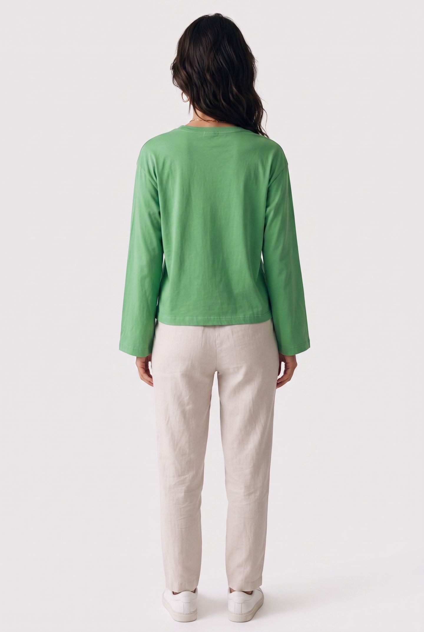 NIEVE LONGSLEEVE BLOUSE GREEN 2
