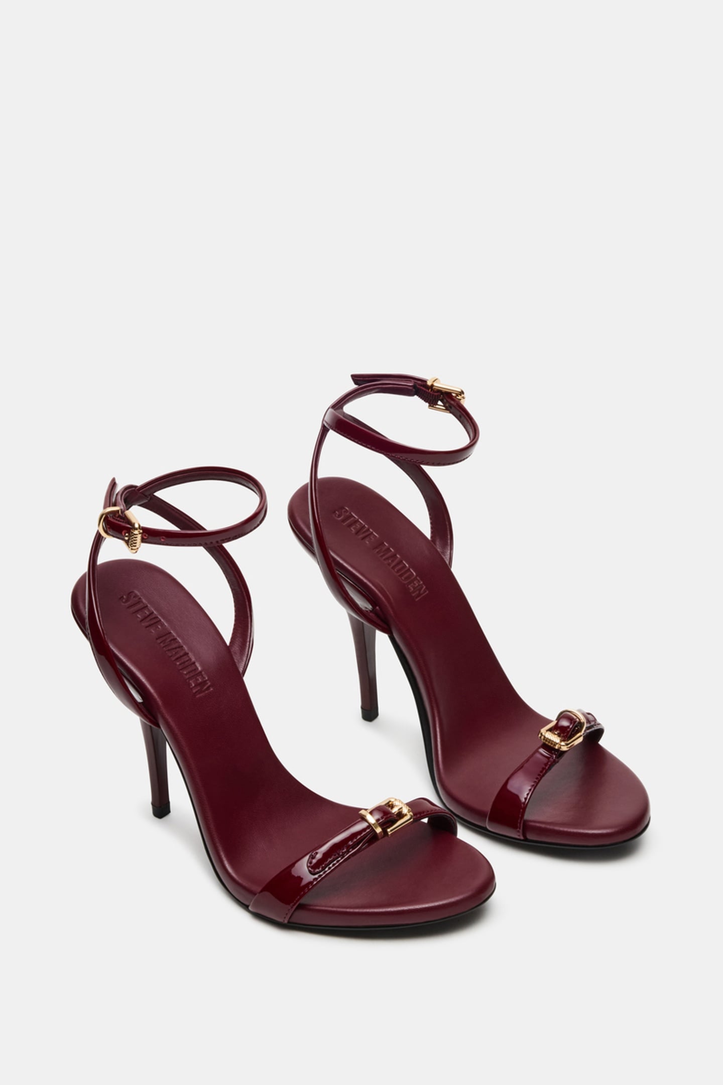 FOXX SANDALS BURGUNDY PATENT 2
