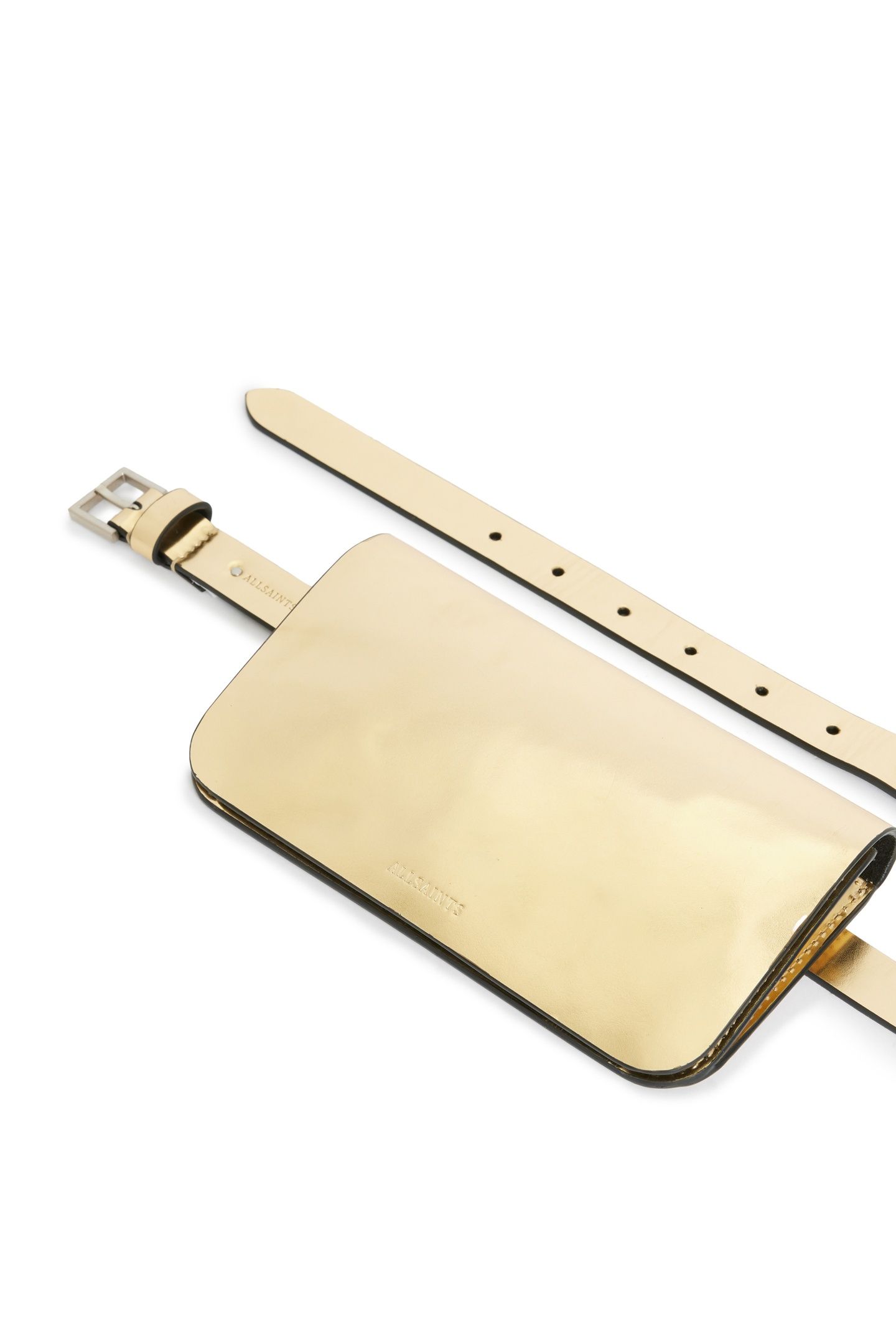 BECKIE BAG BELT GOLD/DULL NICKEL 2