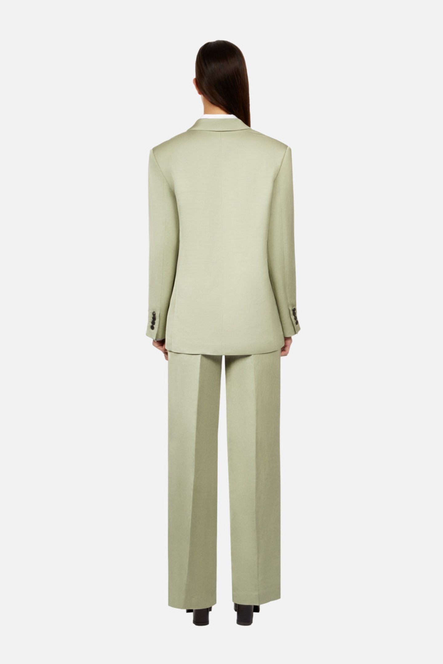 FLUID OVERSIZE SUIT VESTS KAKI GREY 4