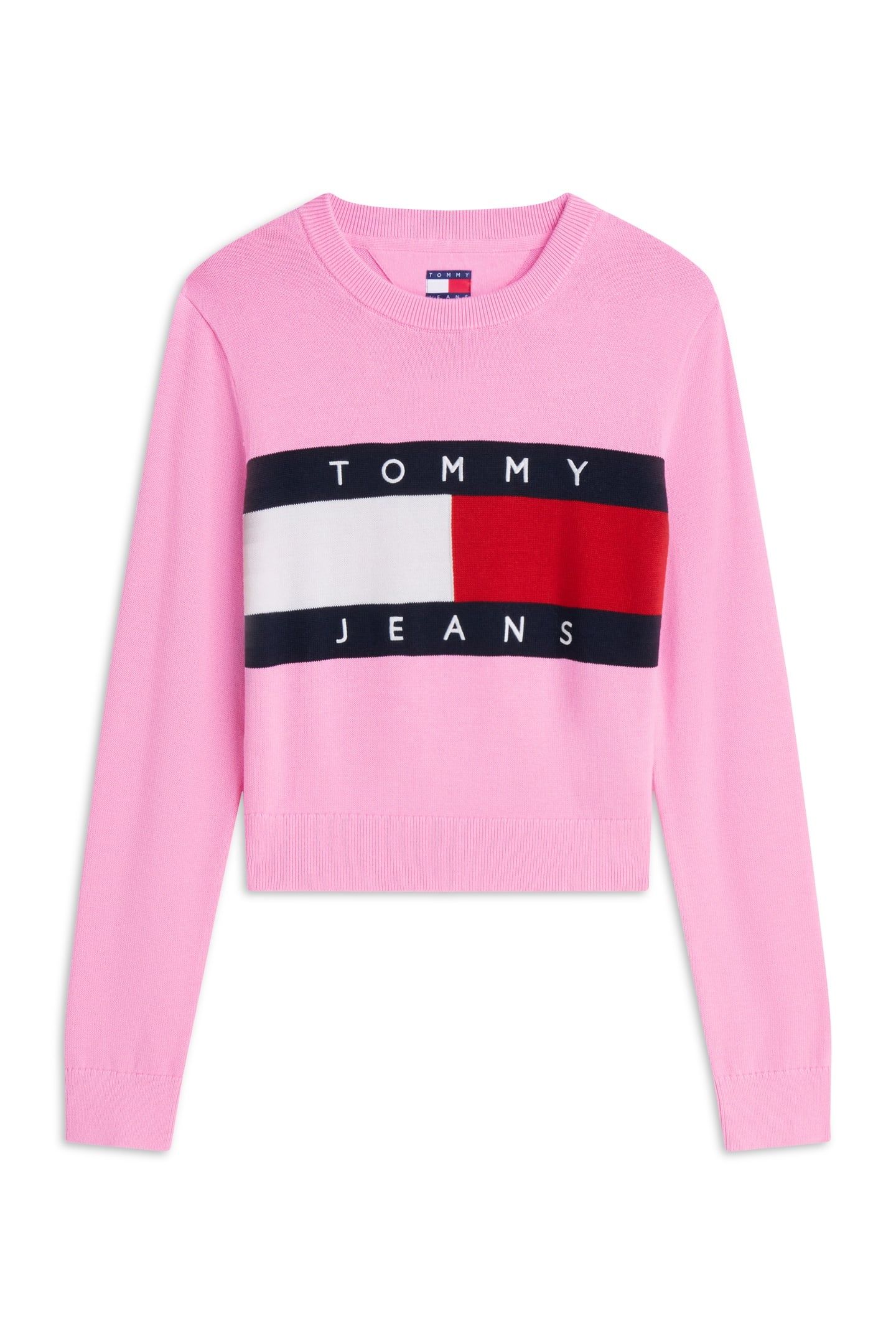 FLAG CREW NECK PINK DAISY 4