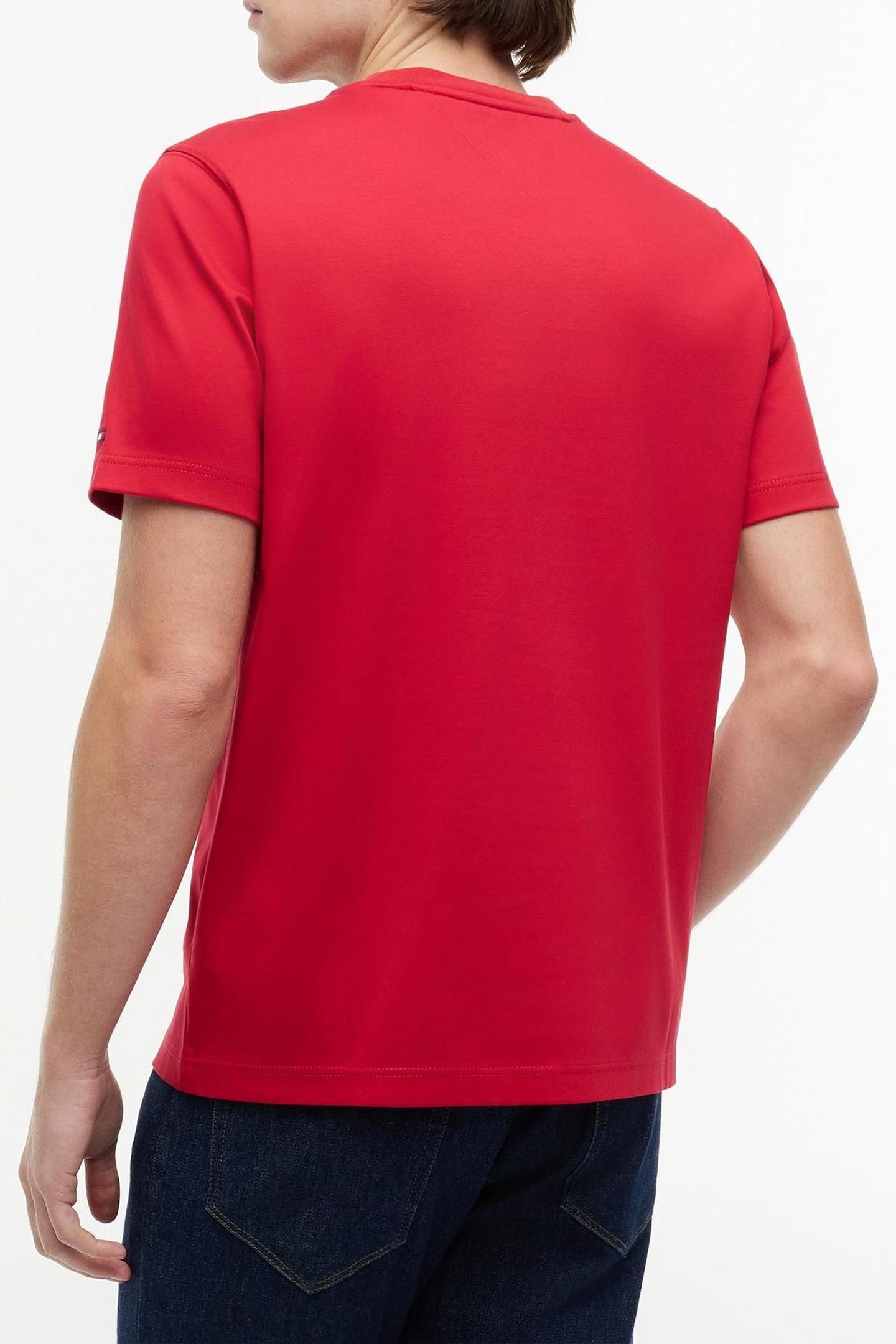 BRAND LOVE GOLD INTERLOCK T-SHIRT MEDIUM RED 2