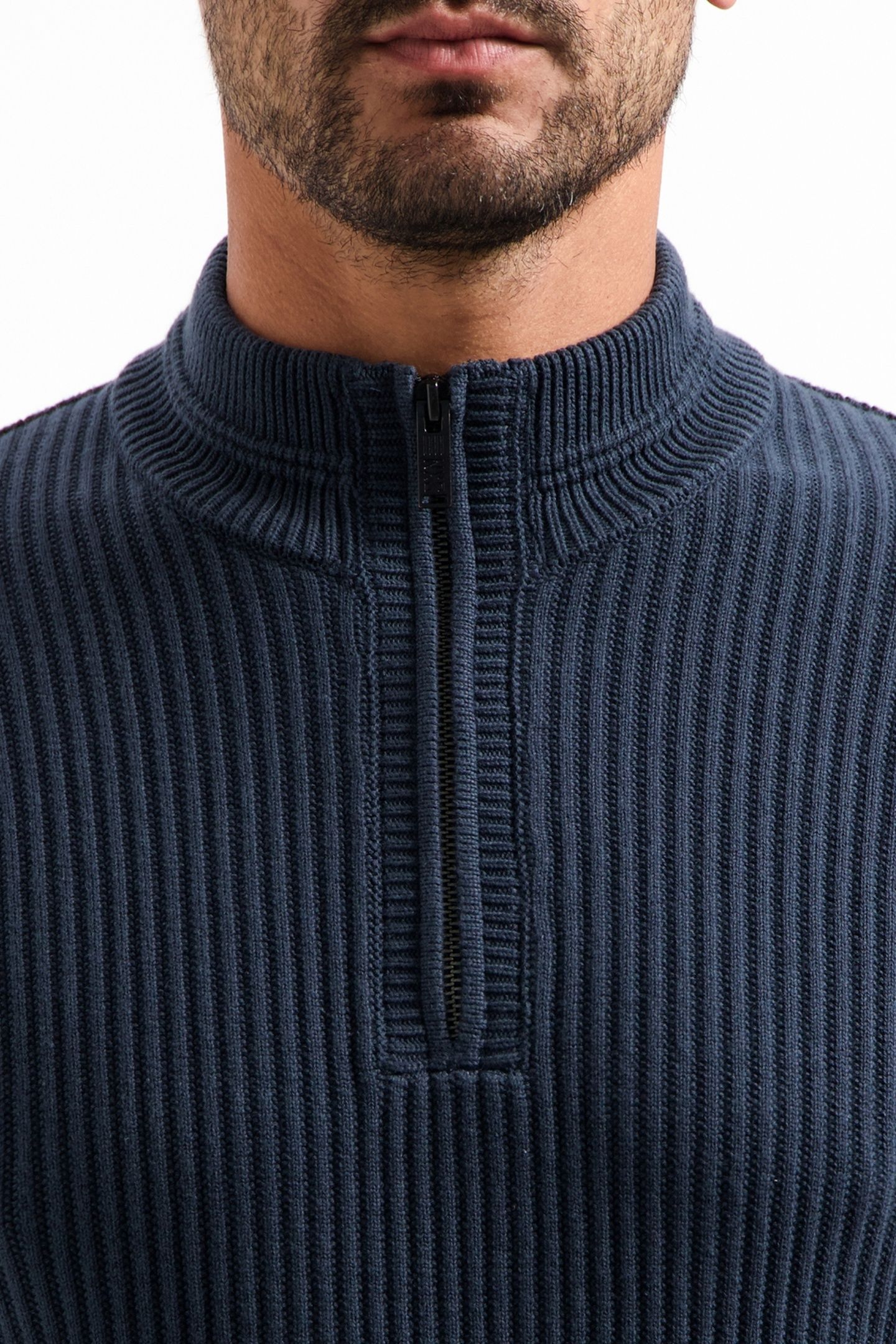 PULLOVER HALF ZIP RIB VARIATION NIGHT 7