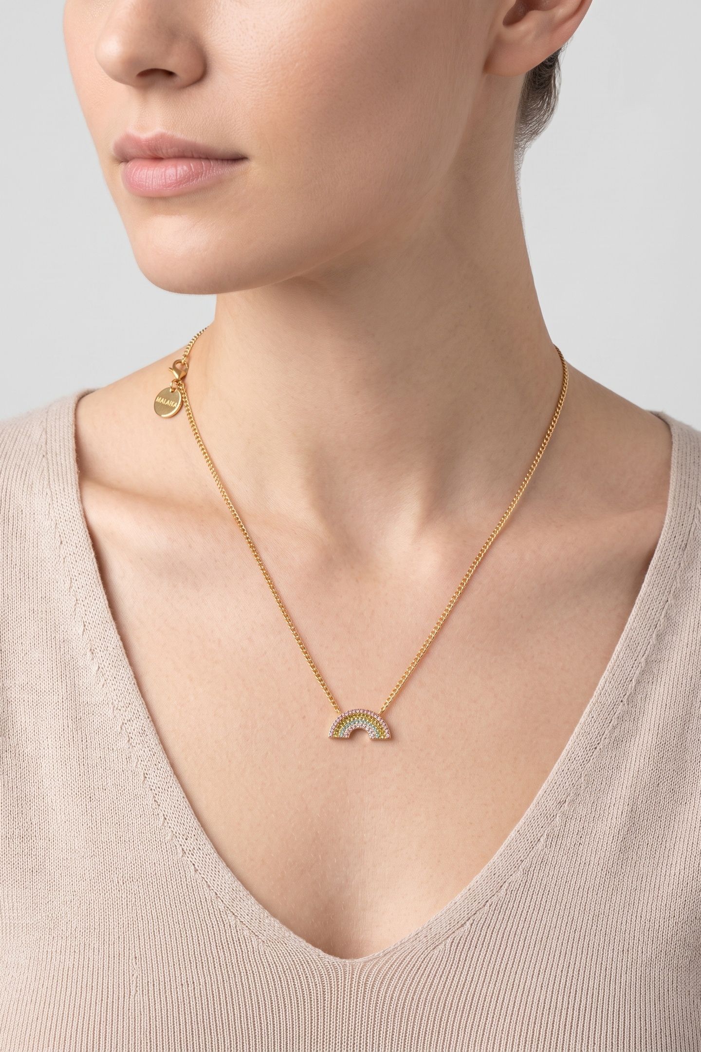 RAINBOW LOVE KETTE GOLD 1