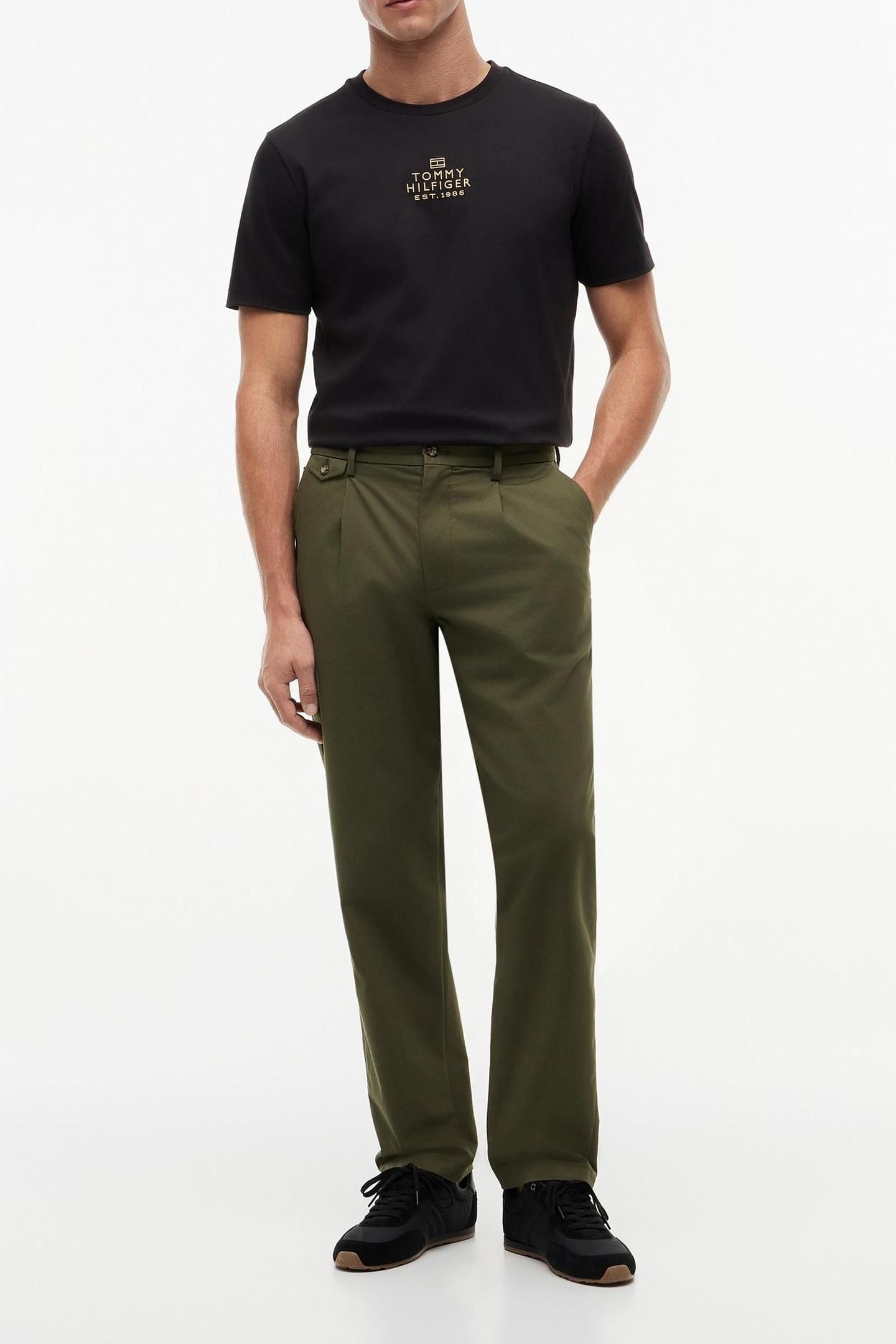 BRAND LOVE GOLD INTERLOCK T-SHIRT BLACK 3