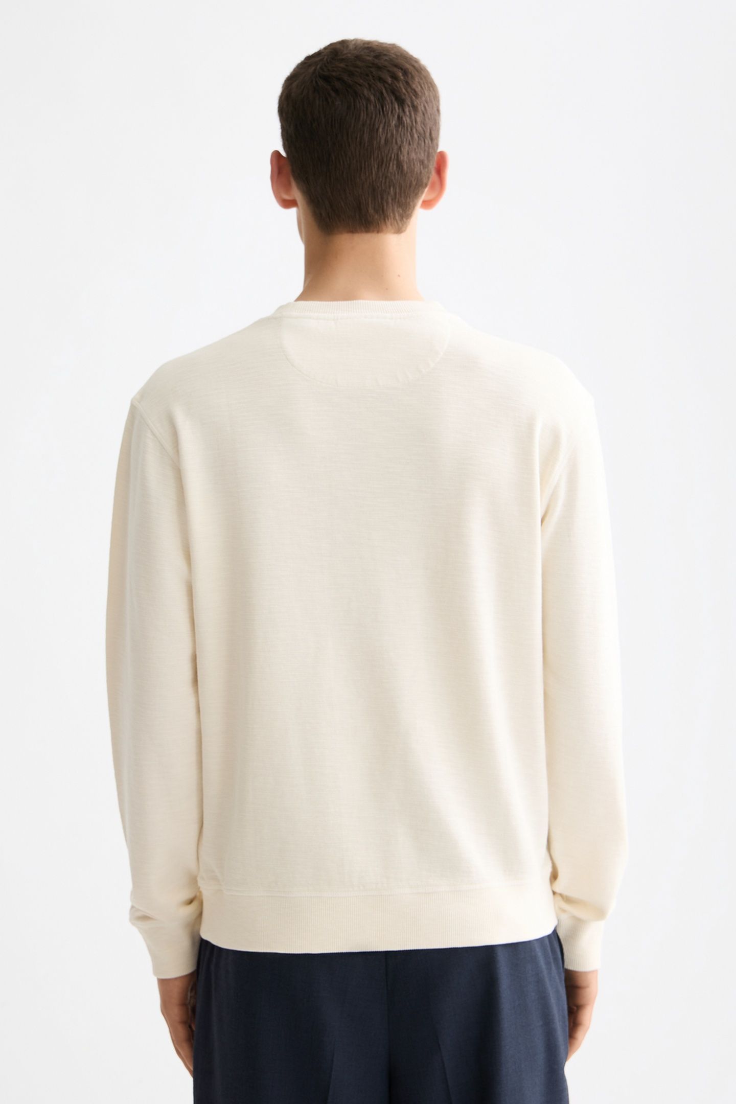 G/D STRUCTURED SWEATSHIRT EGGNOG 3