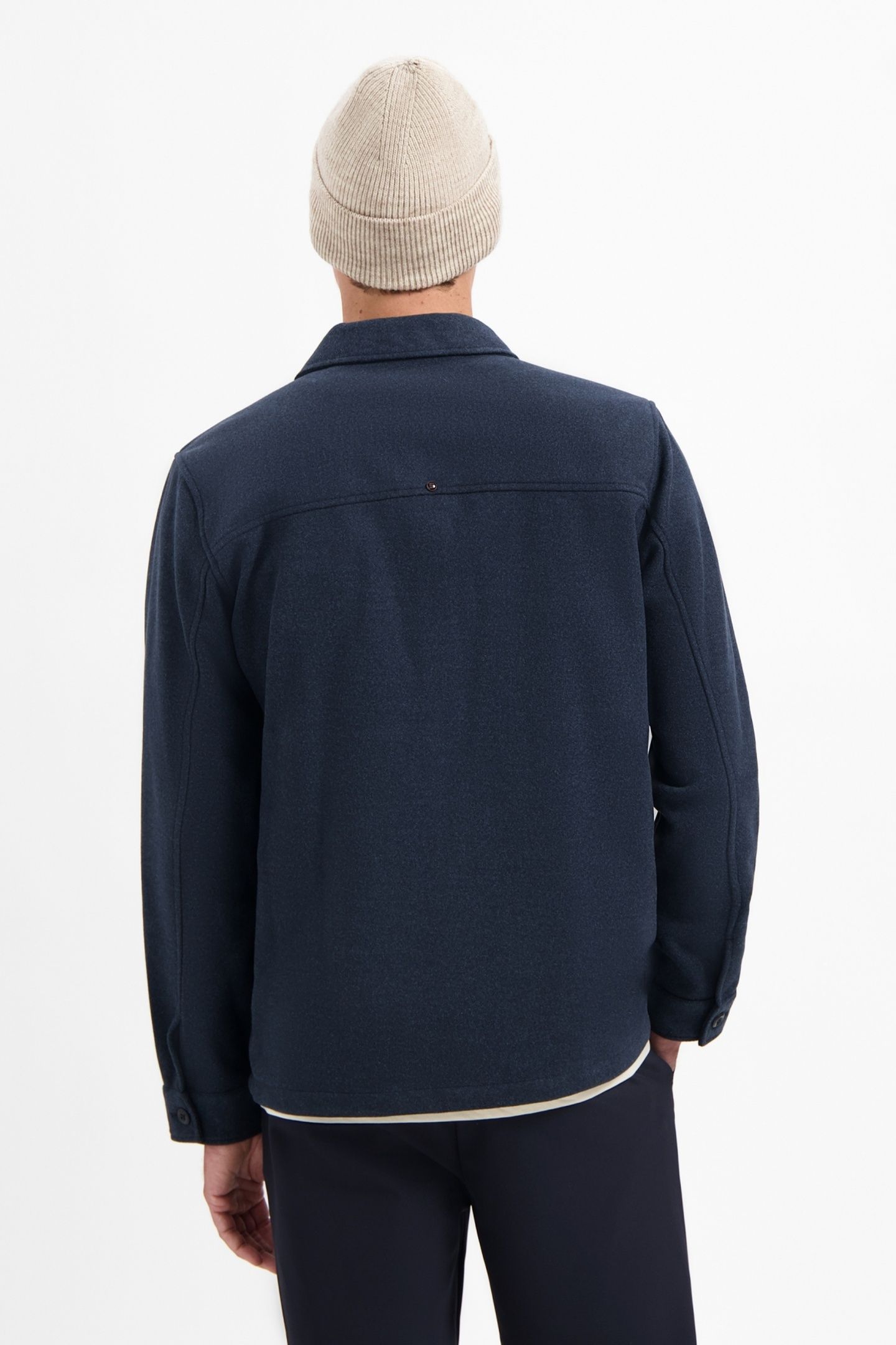 OVERSHIRT BUTTON CLOSURE MELANGE NIGHT 4