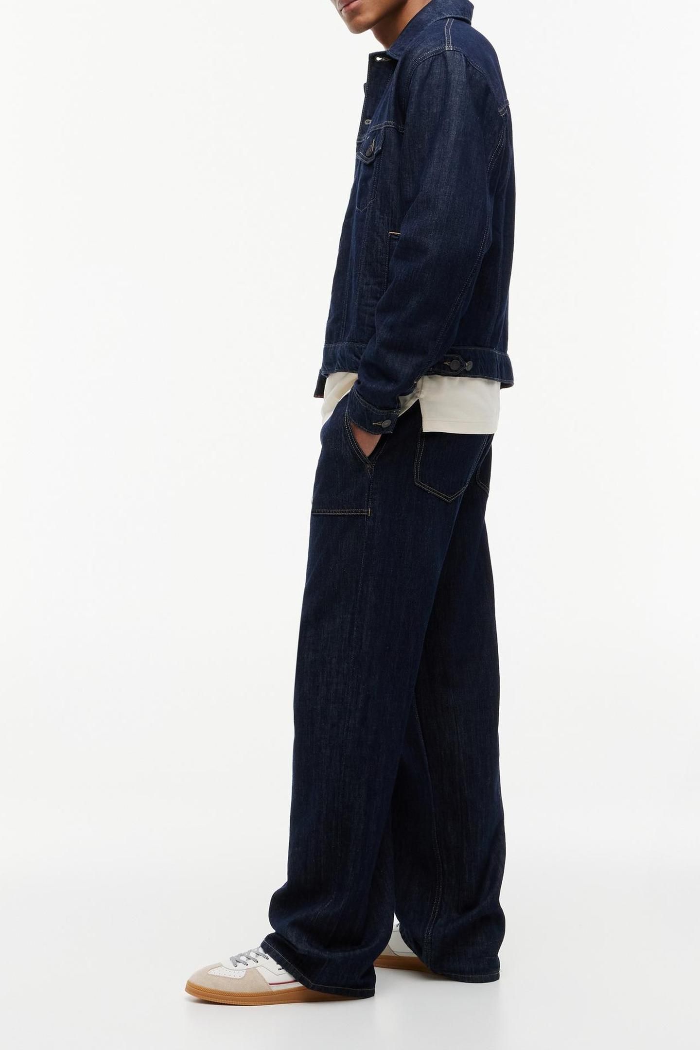 JAIMIE RELAXED STRAIGHT UTILITY DENIM DARK 4