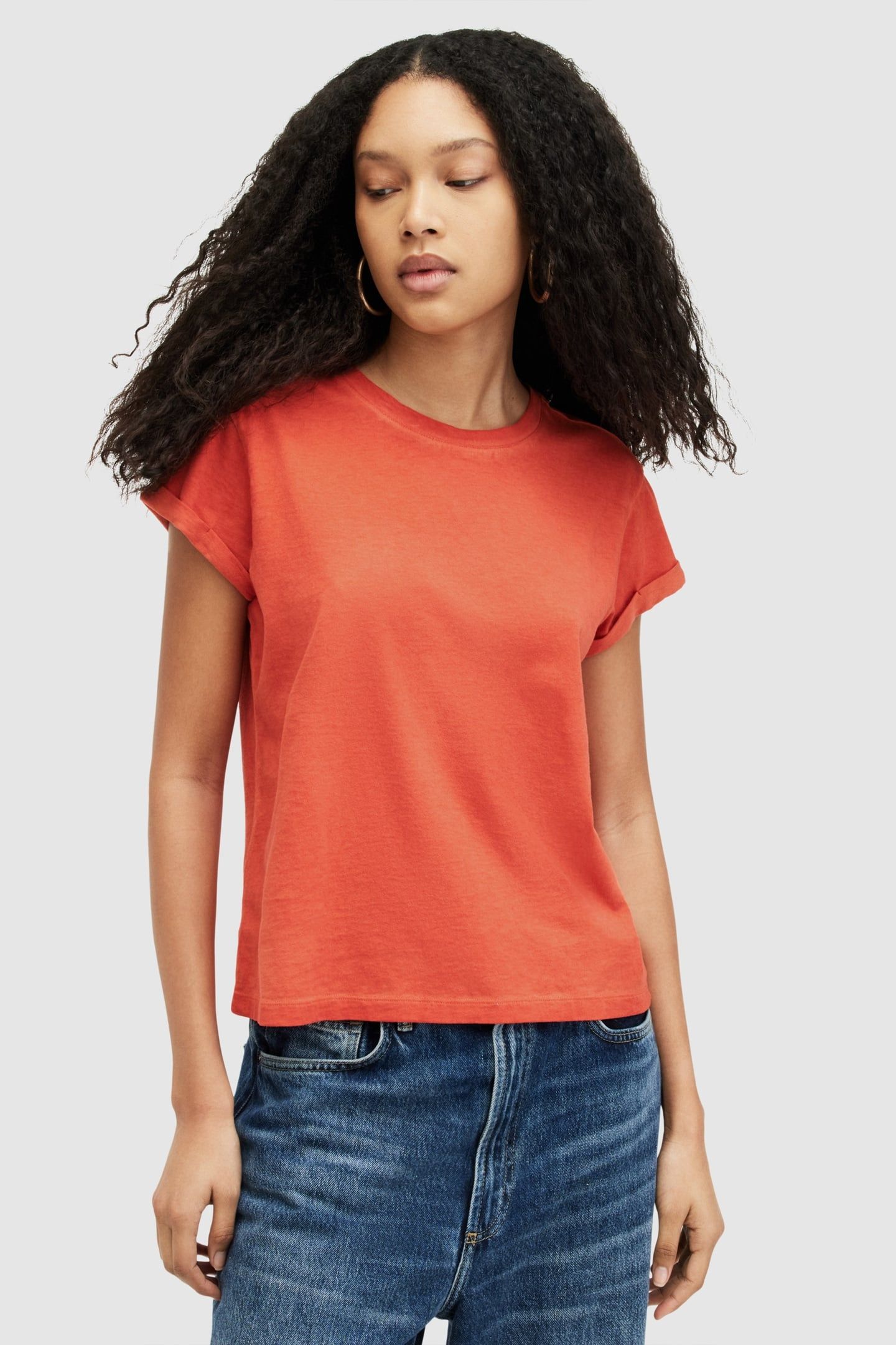 ANNA TEE BURNT ORANGE 1