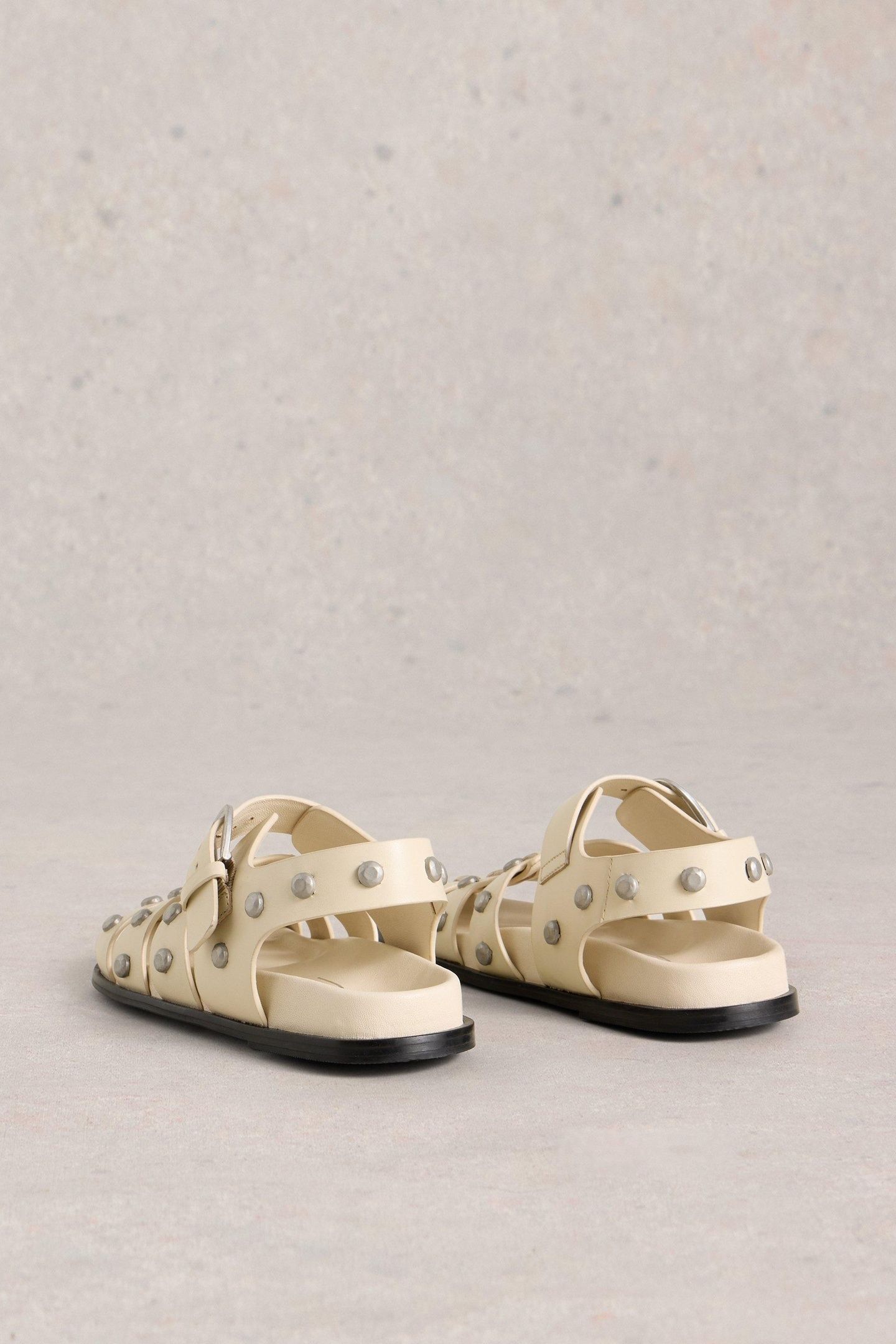 HELENA STUDDED FISHERMAN PALE IVORY 6