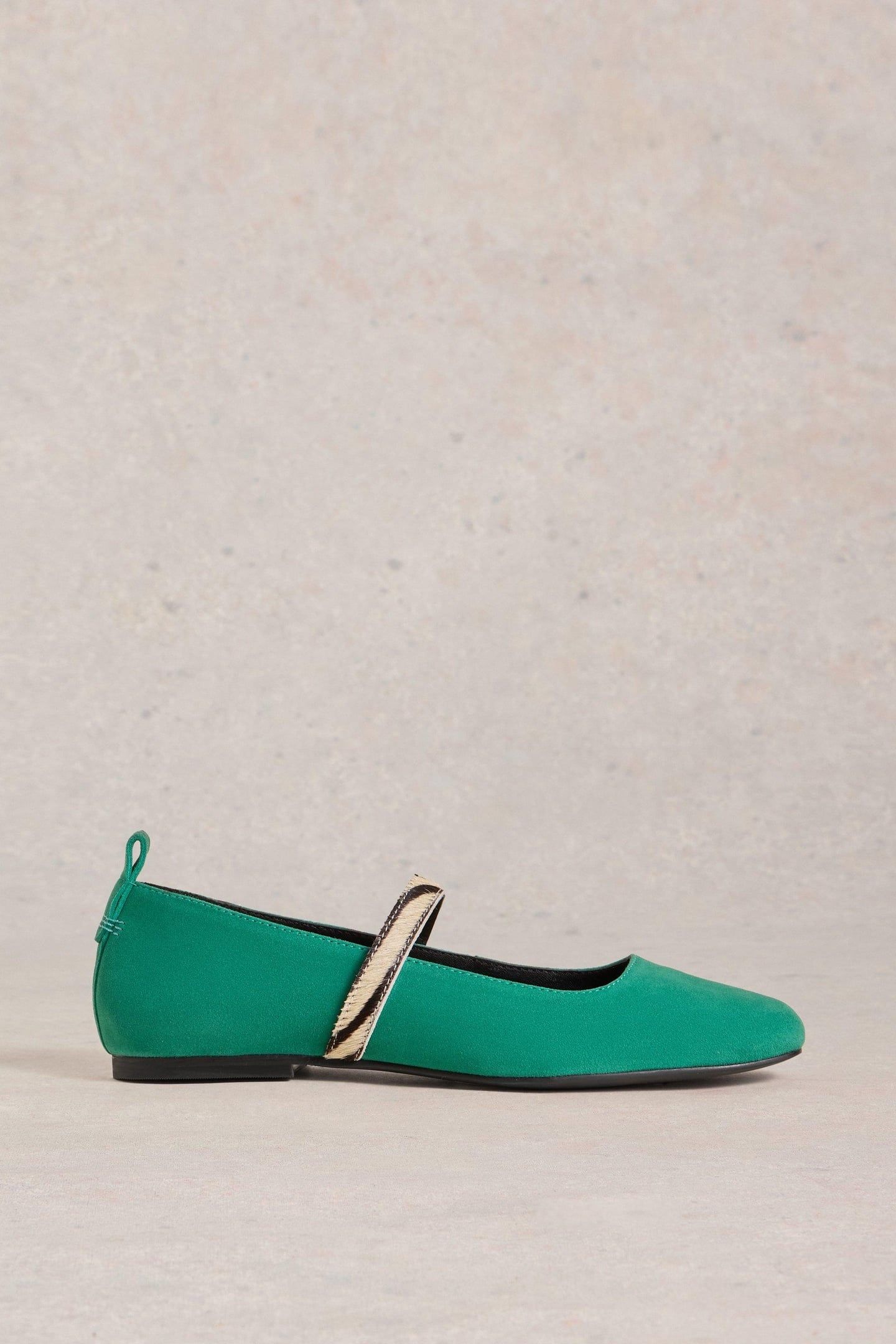 MINNIE STRAP LEATHER BALLERINA BRIGHT GREEN 1