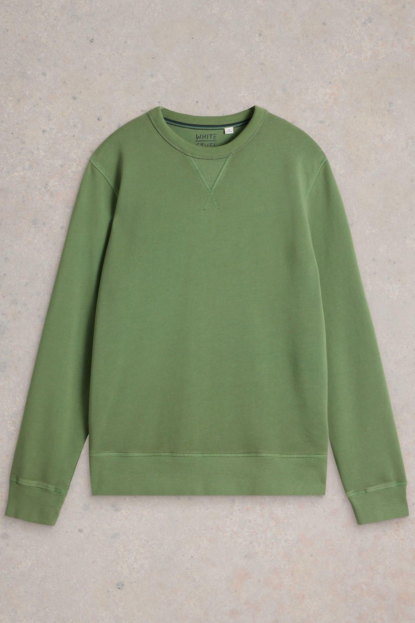 CREW NECK SWEAT MID GREEN 3