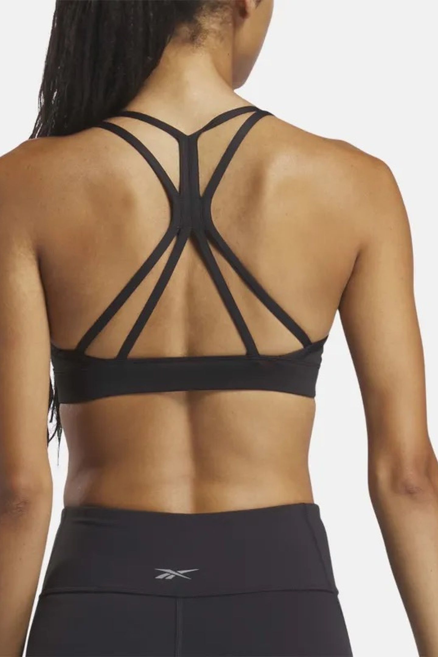 LUX LOW IMPACT BRA BLACK 2